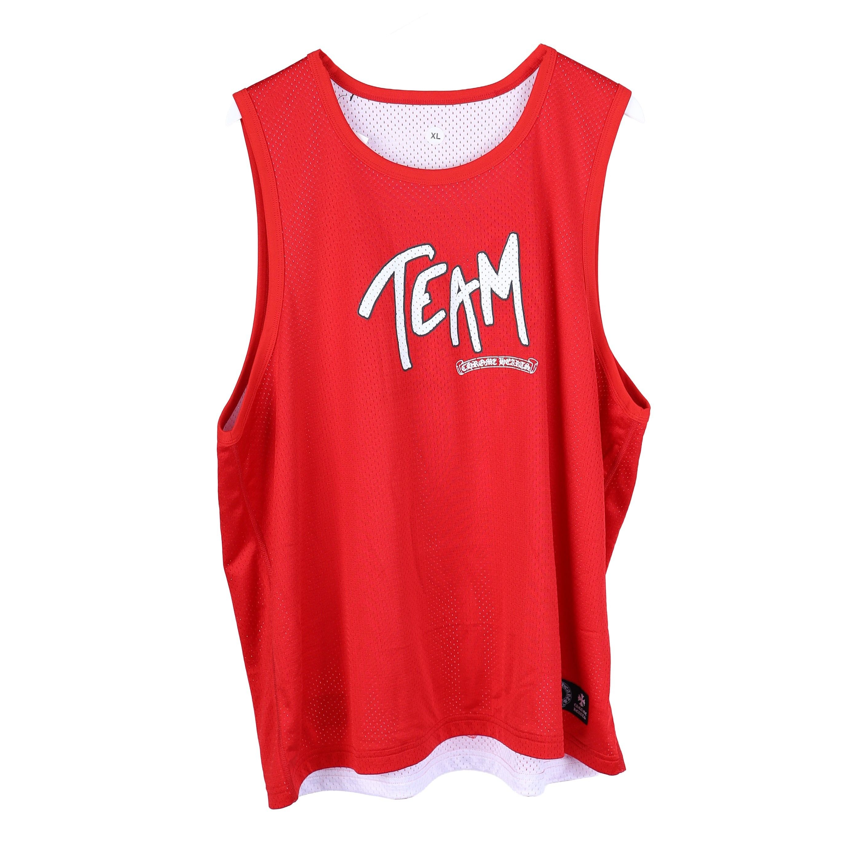 Chrome Hearts RED MESH 'FORM' CH TEAM STADIUM TANK TOP JERSEY MATTY BOY Size US XL / EU 56 / 4 - 1 Thumbnail