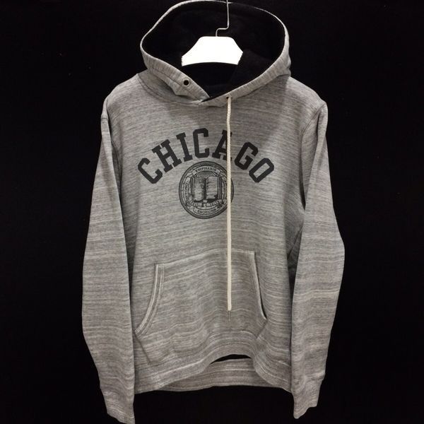 Japanese Brand Japanese Brand Back Number Chicago Logo Hoodies Size US S / EU 44-46 / 1 - 1 Thumbnail