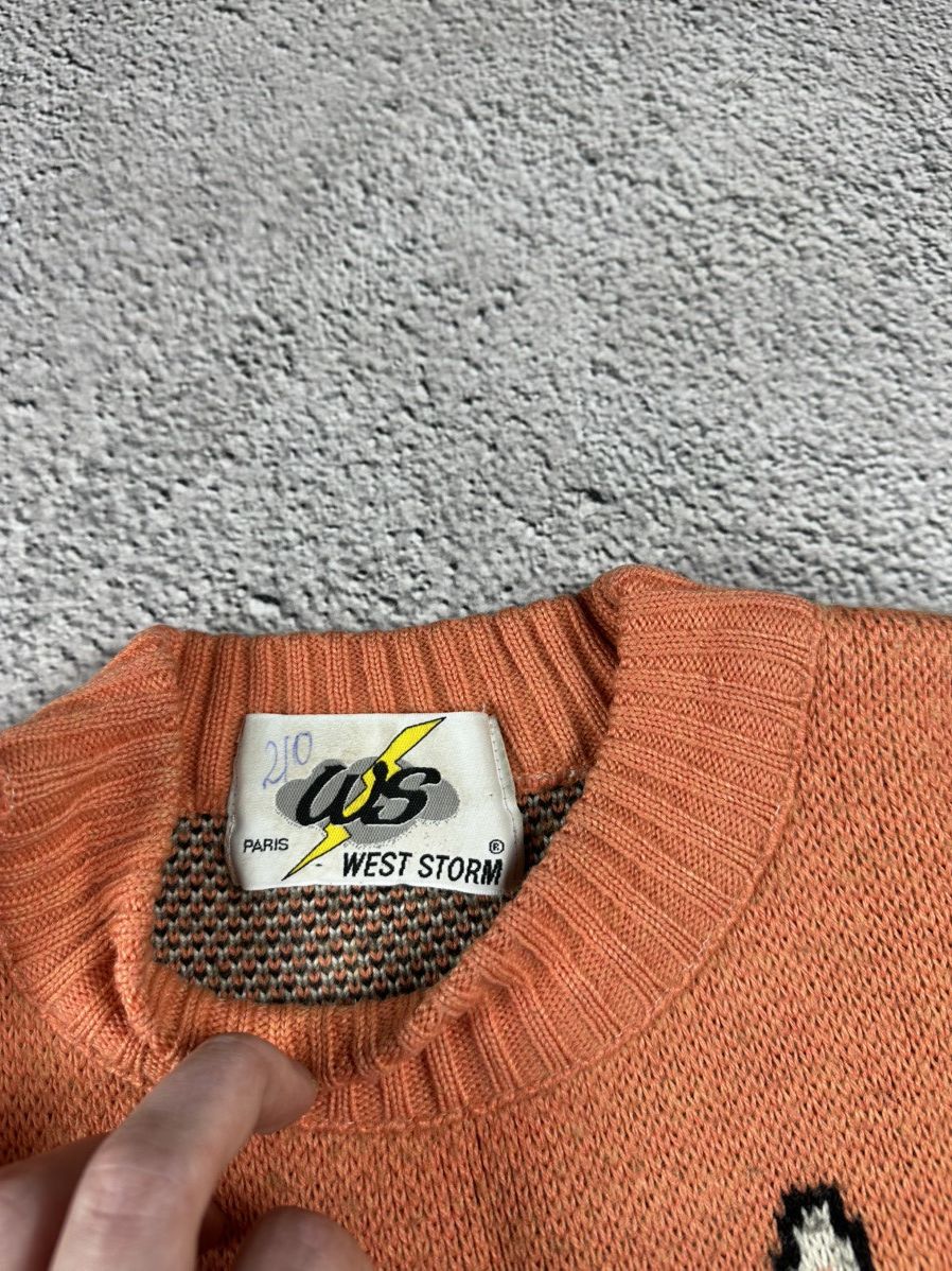 Japanese Brand Vintage Knitwear Japan Ribbed Sweater 90s Abstract Graphic Size US XL / EU 56 / 4 - 9 Thumbnail