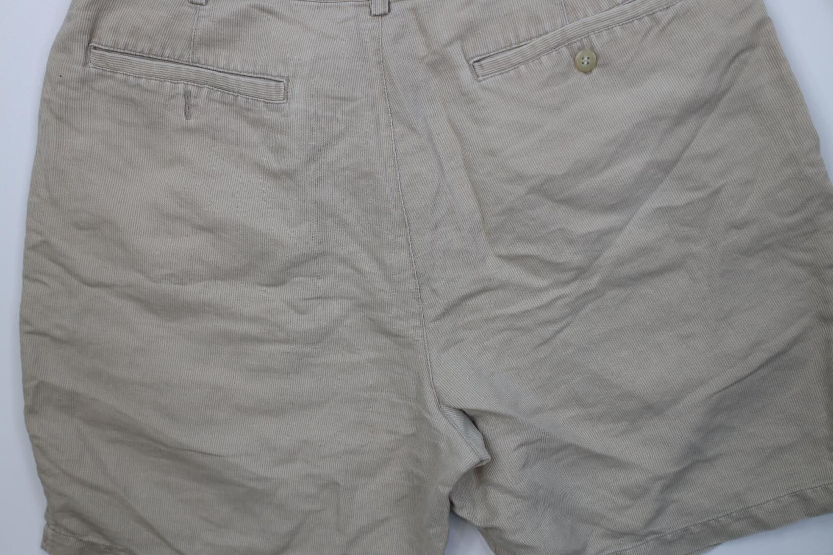 Vintage Vintage 90s Streetwear Above Knee Knit Chino Shorts Beige Size US 34 / EU 50 - 13 Thumbnail