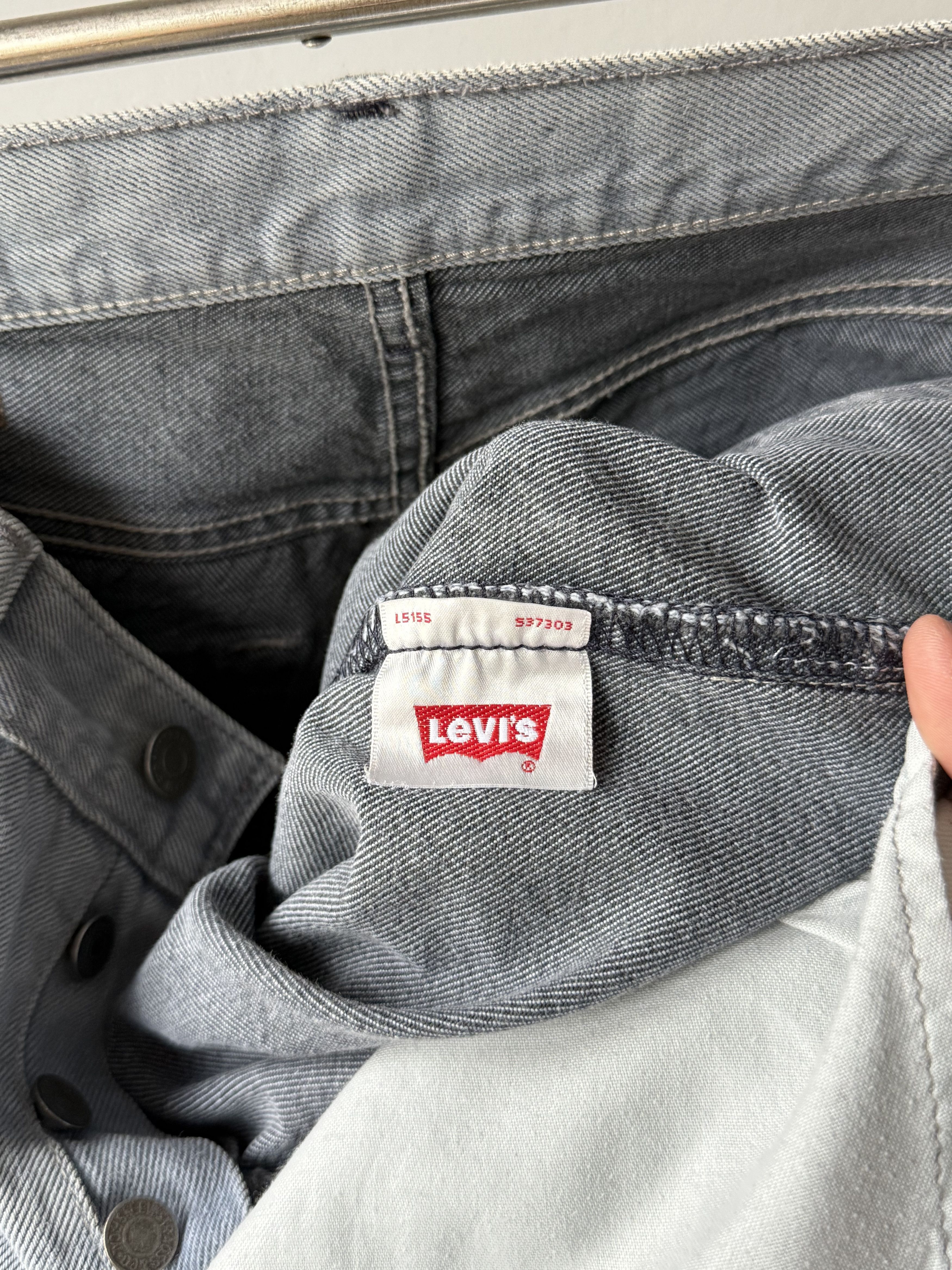 Levi's × Levi's Vintage Clothing × Vintage Vintage Levi's 501 Gray Cotton Denim Jeans Made In Mexico Size US 32 / EU 48 - 15 Thumbnail