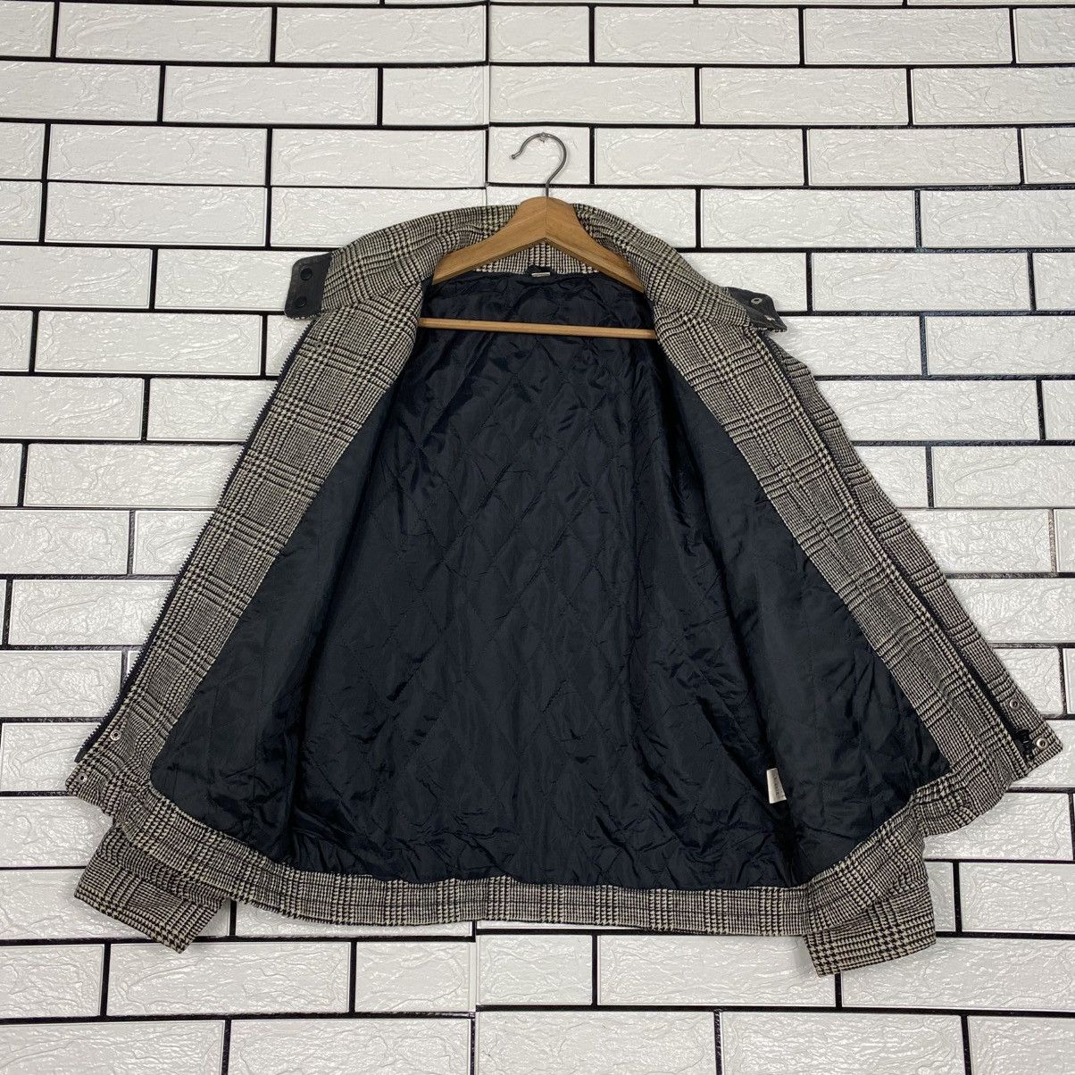 Japanese Brand 📌Vintage Wool Bomber Jacket Unbranded Tartan Issey Miyake Size US M / EU 48-50 / 2 - 14 Thumbnail