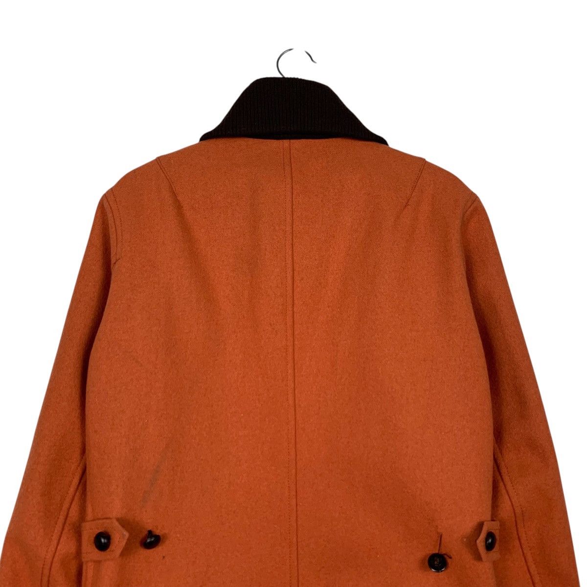 Japanese Brand SIMPLICITE PLUS Orange Wool Casual Jacket #2306-C103 Size US S / EU 44-46 / 1 - 8 Thumbnail