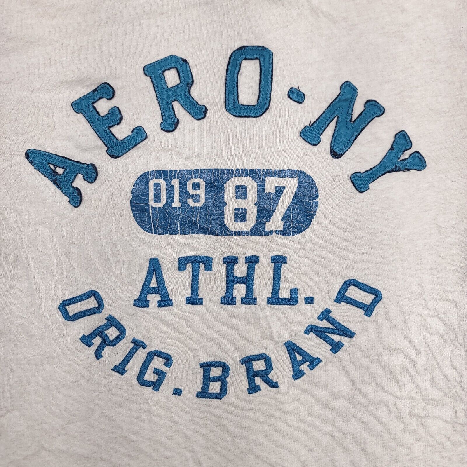 Aeropostale Aeropostale Short Sleeve Shirt Mens Size Small S White Size US S / EU 44-46 / 1 - 3 Thumbnail