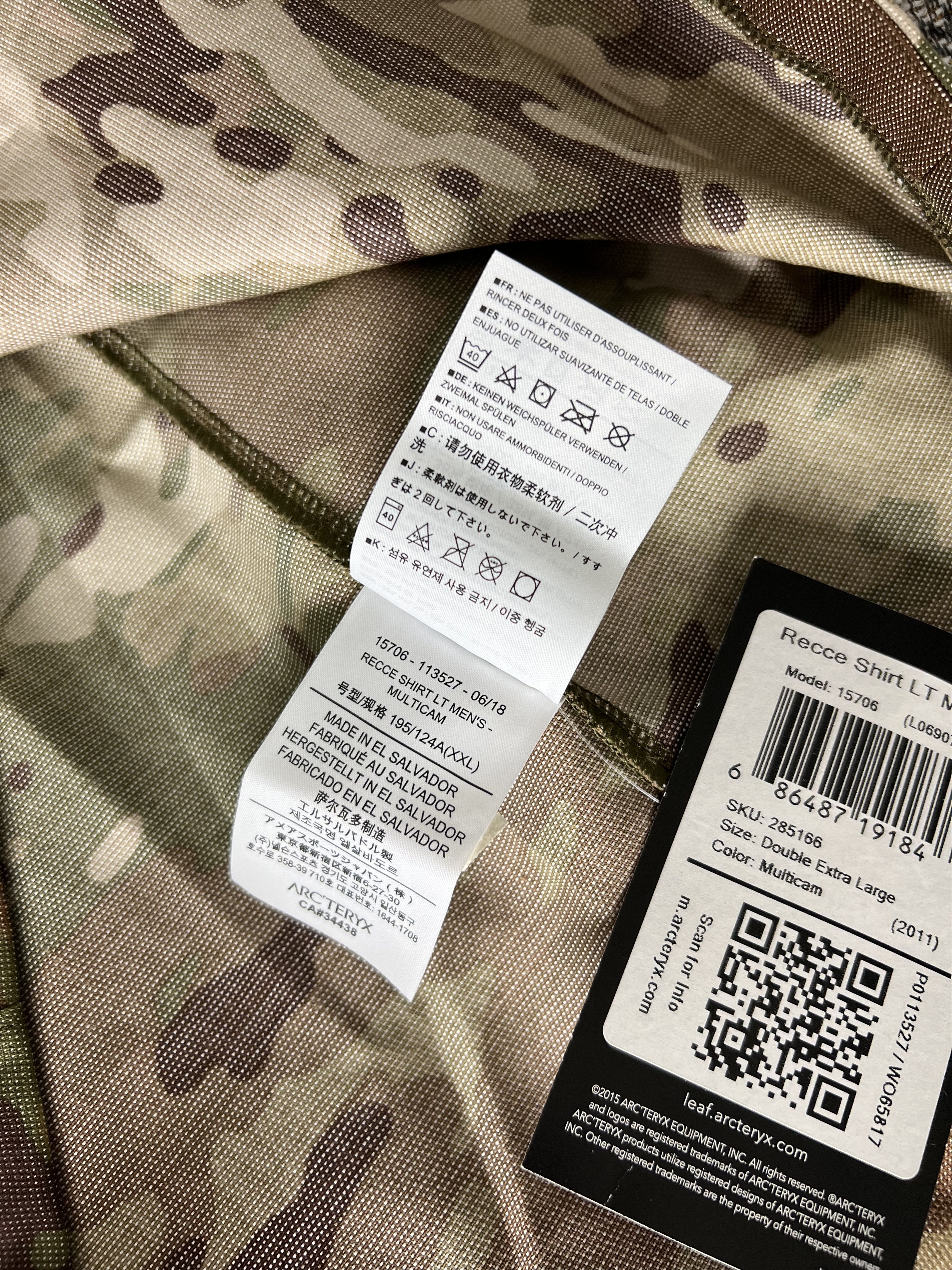 Arc'teryx Arc'Teryx Recce Shirt LT in Multicam Size US XXL / EU 58 / 5 - 11 Thumbnail