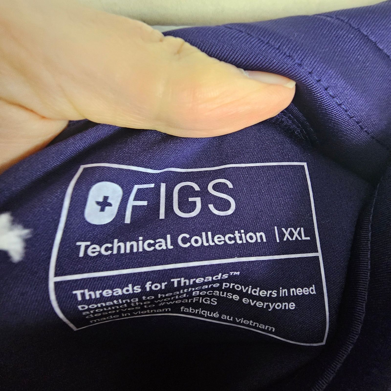 Figue Figs Womens Zamora Scrub Jogger Pants Sz XXL Nurse Doctor Size 42" / US 20 - 5 Thumbnail