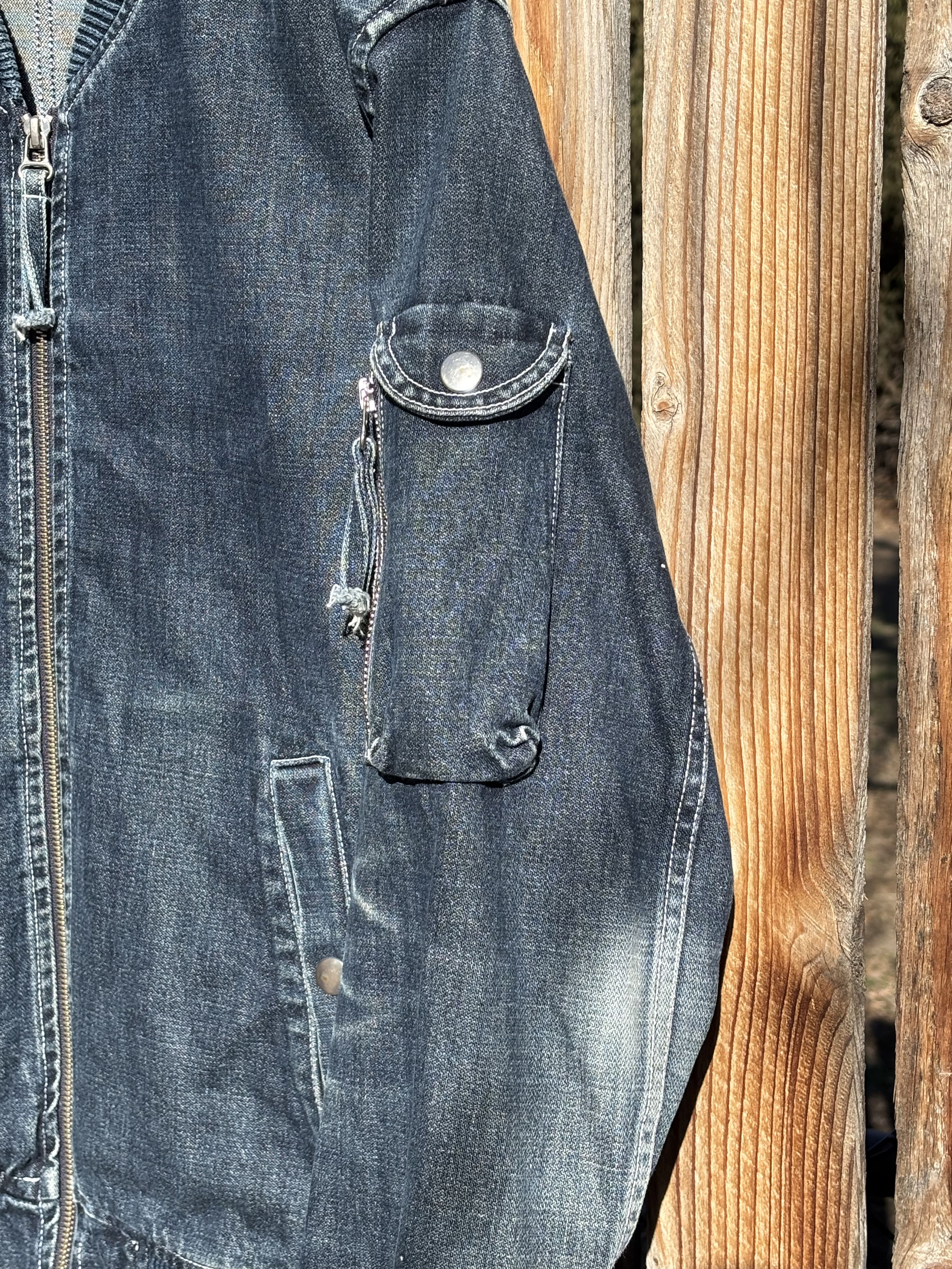 Our Legacy SS15 Our Legacy Japanese Raw Denim Bomber 46 Size US S / EU 44-46 / 1 - 4 Thumbnail