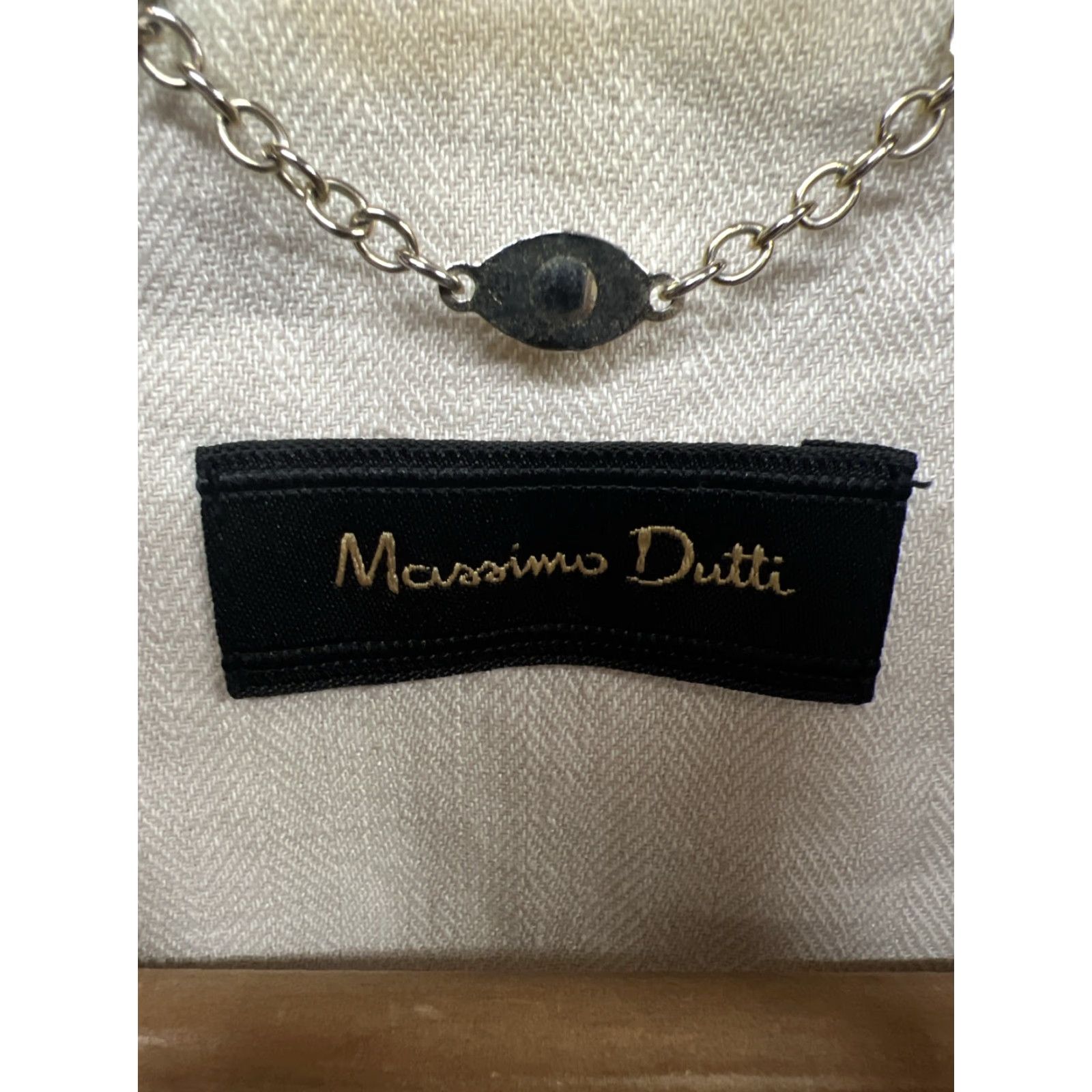 Massimo Dutti Massimo Dutti Blazer Womens Ivory Linen Long Sleeve Size 6 Blazer Women Ivory 6 Blazer Linen Solid Long Sleeve Size M / US 6-8 / IT 42-44 - 4 Thumbnail