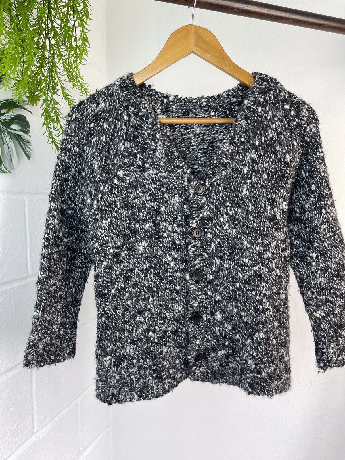 AD2005 Junya Watanabe Comme Des Garçons Wool Button Cardigan