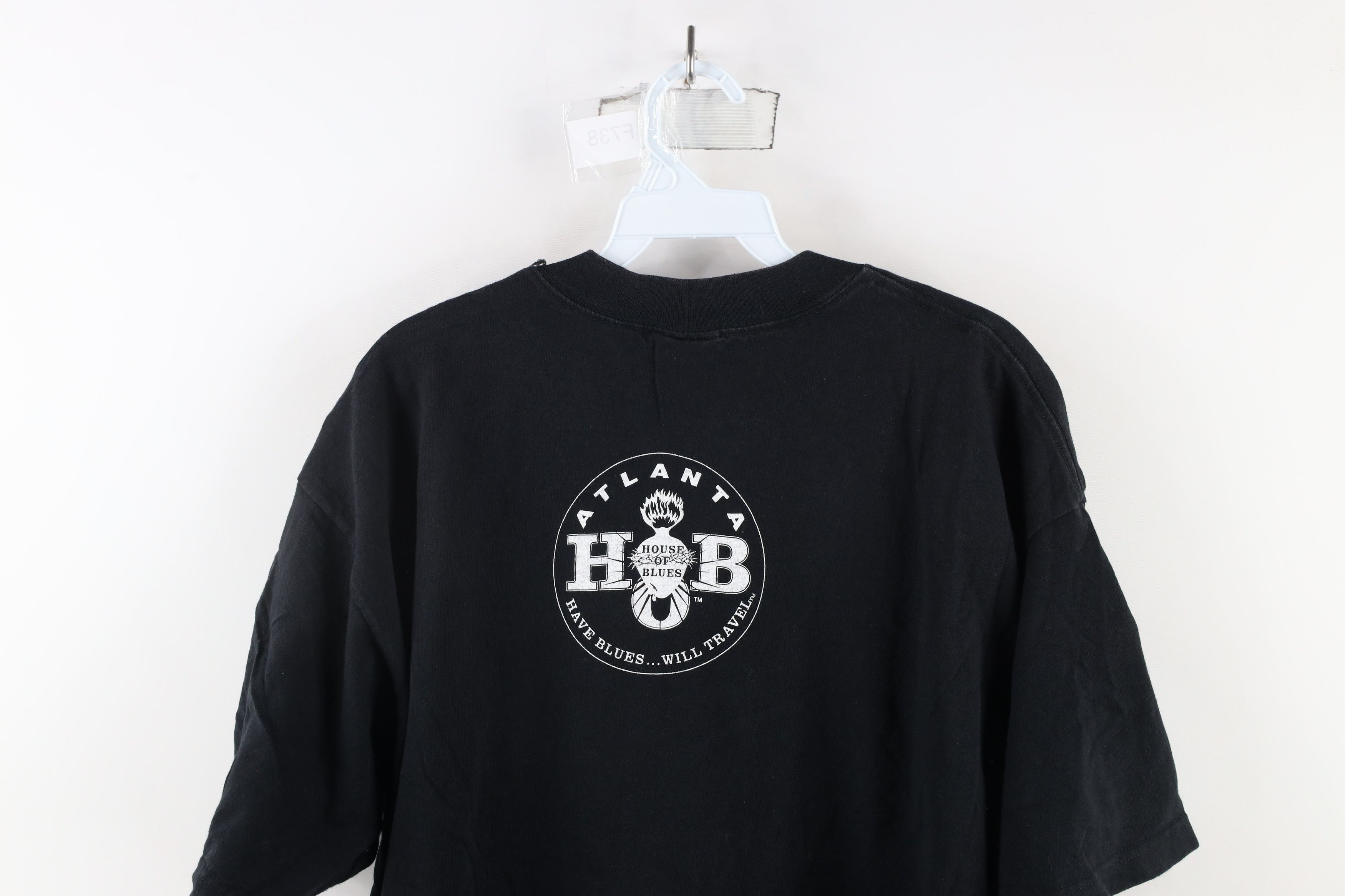 Vintage Vintage 90s Out House of Blues Atlanta T-Shirt Black USA Size US XL / EU 56 / 4 - 11 Thumbnail