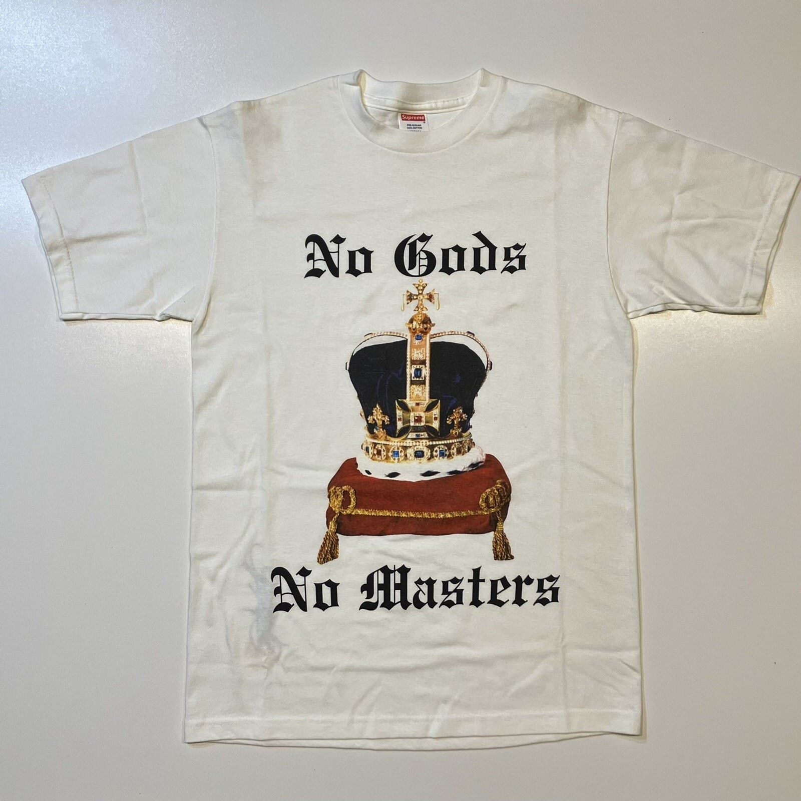 Supreme Supreme Vintage T Shirt White No Gods No Masters Box Logo Size US M / EU 48-50 / 2 - 1 Thumbnail