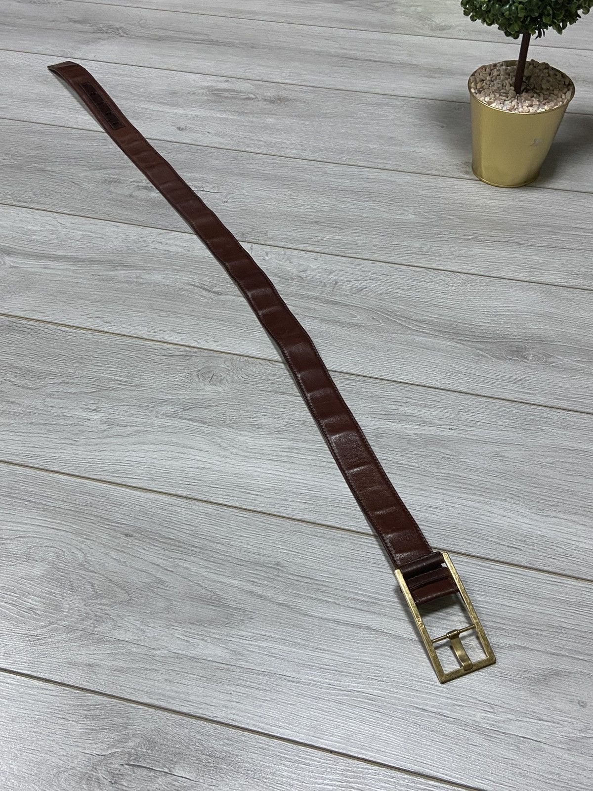 Dolce & Gabbana × Vintage Dolce&gabbana leather D&G vintage belt metal buckle Size ONE SIZE - 8 Thumbnail