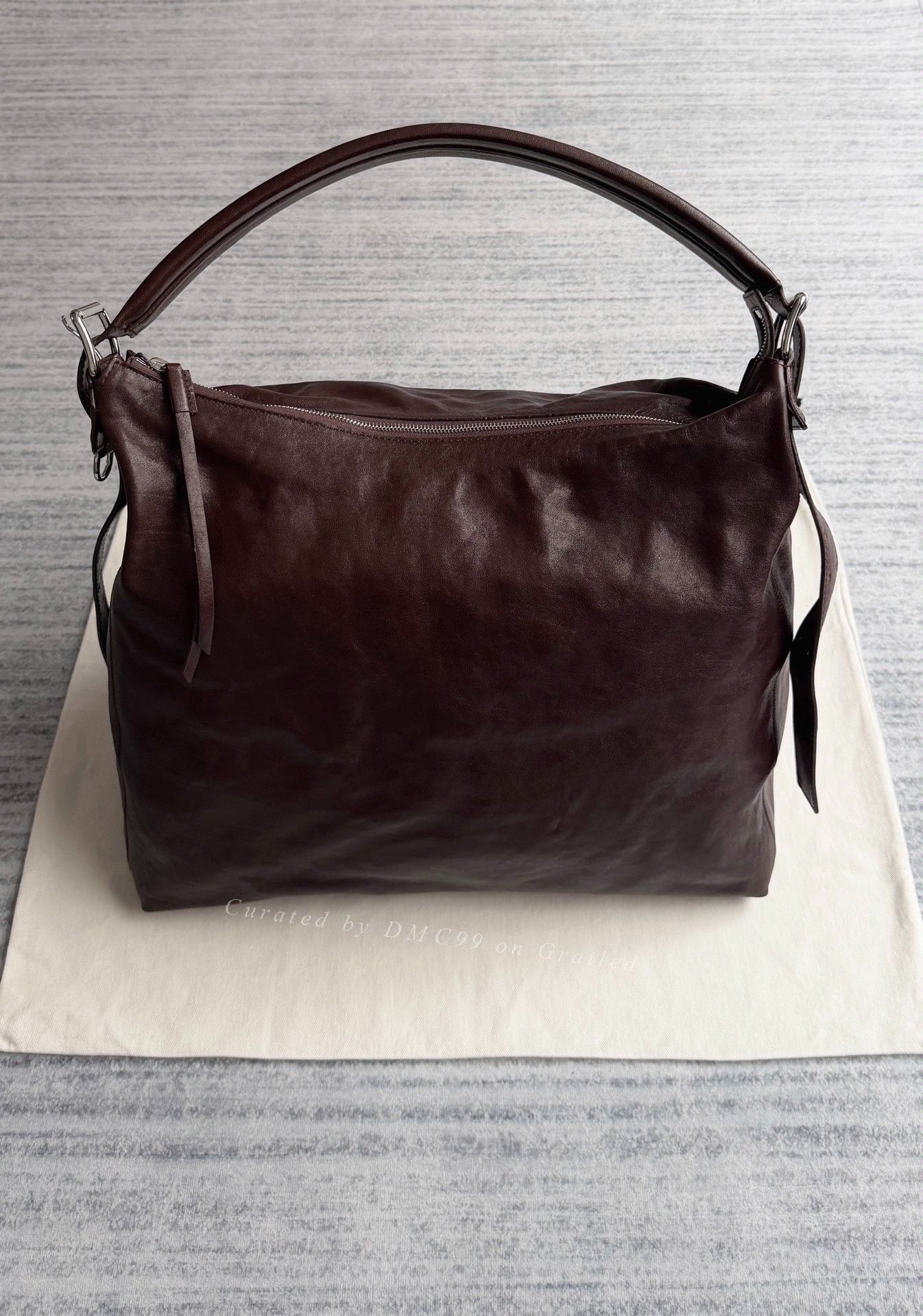Lemaire Lemaire Belted Hobo Leather Tote Size ONE SIZE - 1 Thumbnail