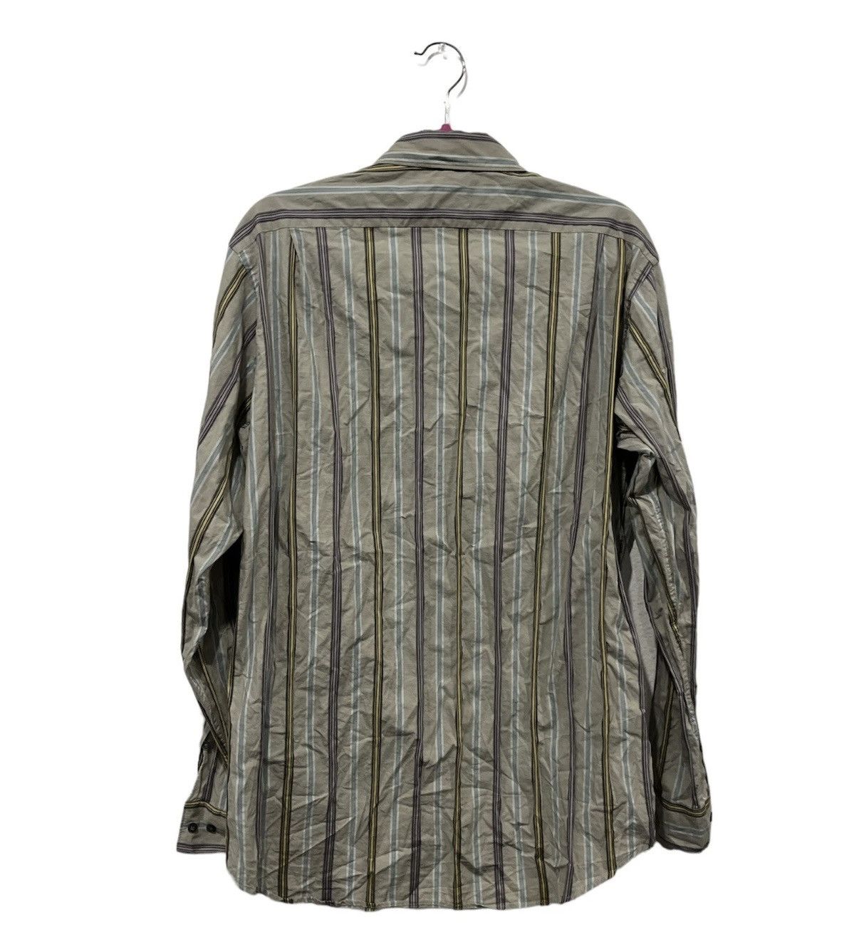 Lacoste Lacoste Men's Vertical Stripe Size 42 Large Button Up Shirt Size US L / EU 52-54 / 3 - 4 Thumbnail