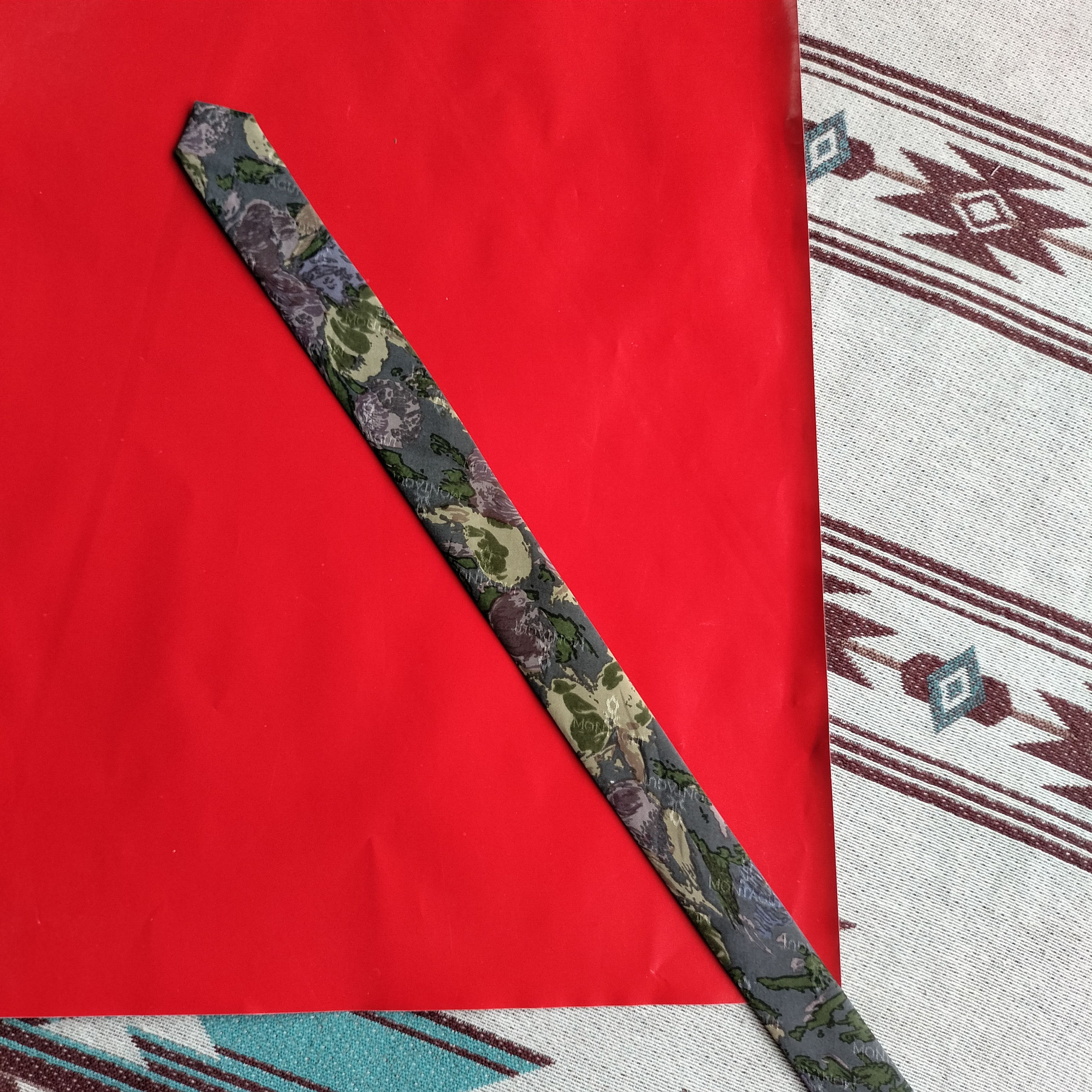Montagut Vintage Montagut paris floral silk tie Size ONE SIZE - 10 Thumbnail
