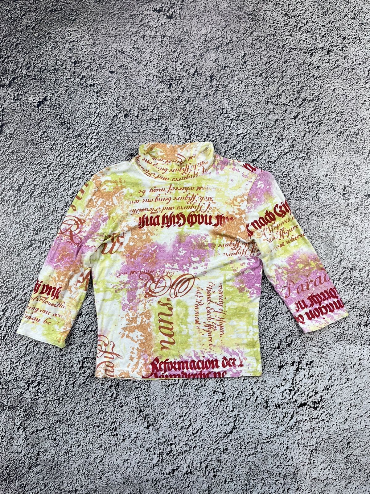 Vintage Vintage Style 3/4 Printed Top Size S / US 4 / IT 40 - 1 Thumbnail