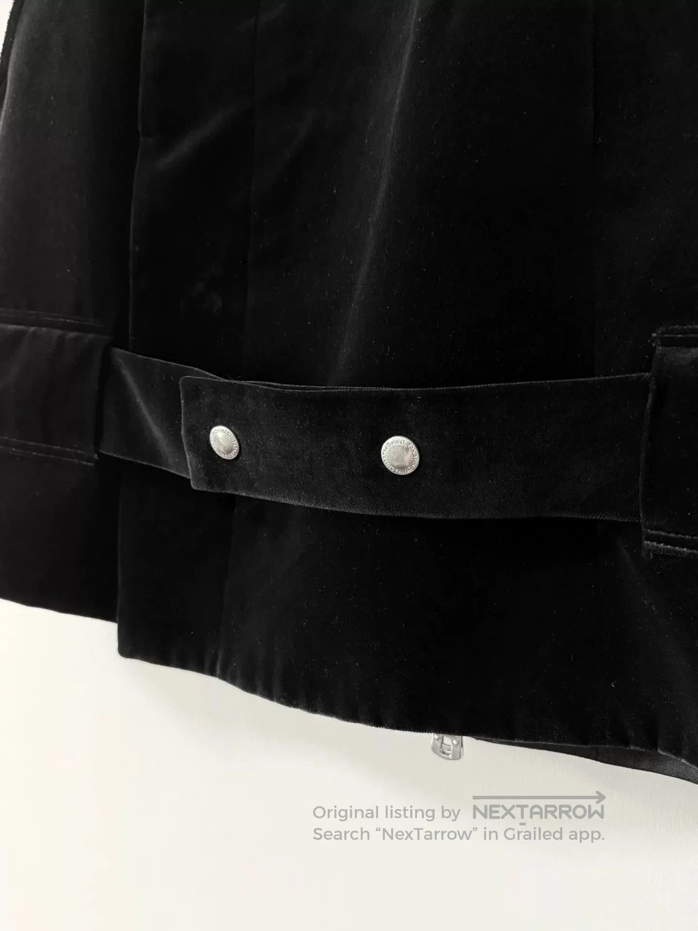 Takahiromiyashita The Soloist. Takahiro Miyashita Velvet Vest. Size US L / EU 52-54 / 3 - 6 Thumbnail