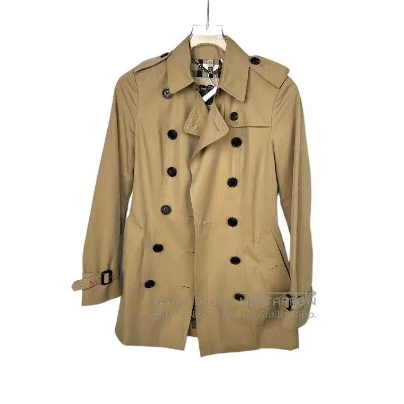 Burberry Burberry Women's Brown Cotton Trench Coat. Size S / US 4 / IT 40 - 1 Thumbnail