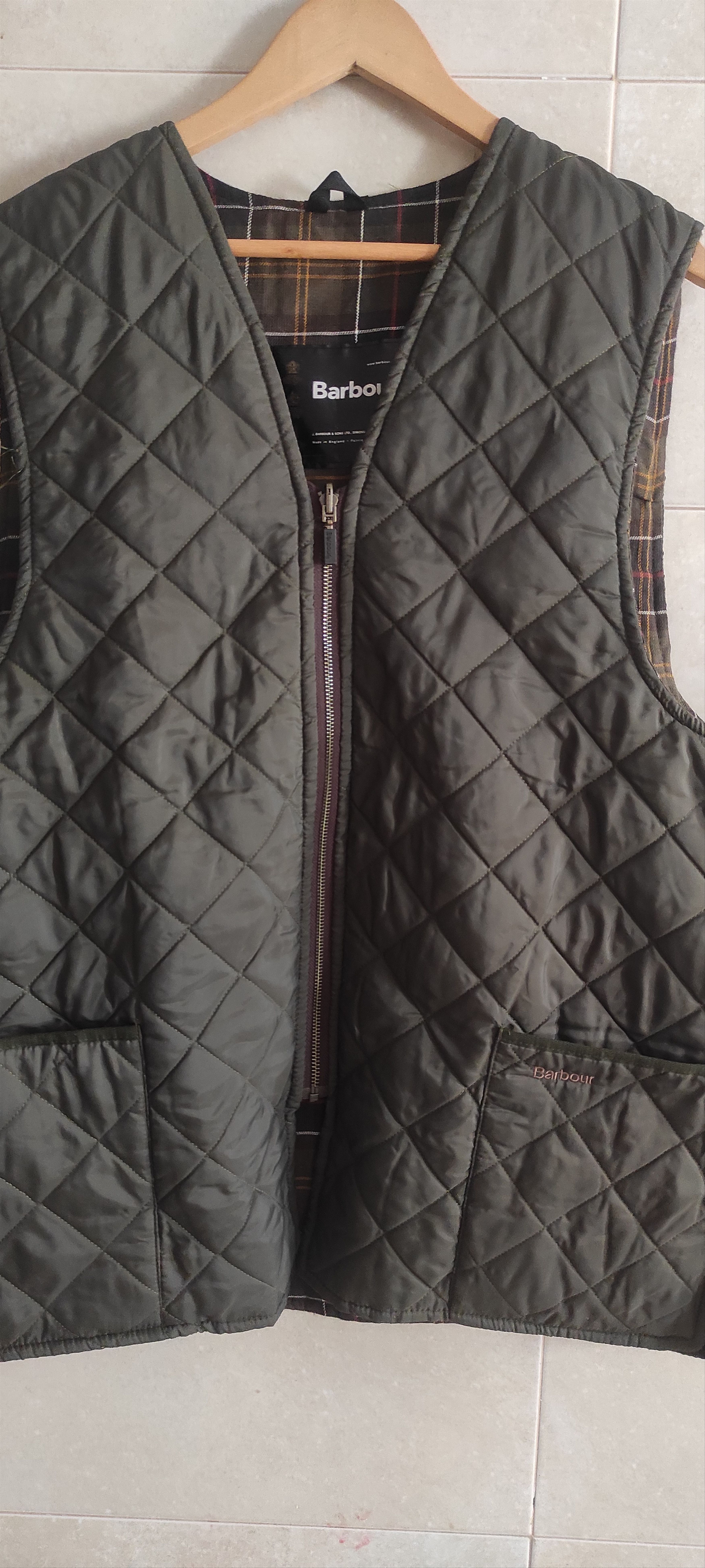 Barbour Barbour Quilted Waistcoat Vest Quilted Zip-In Liner Jacket Size US XL / EU 56 / 4 - 3 Thumbnail