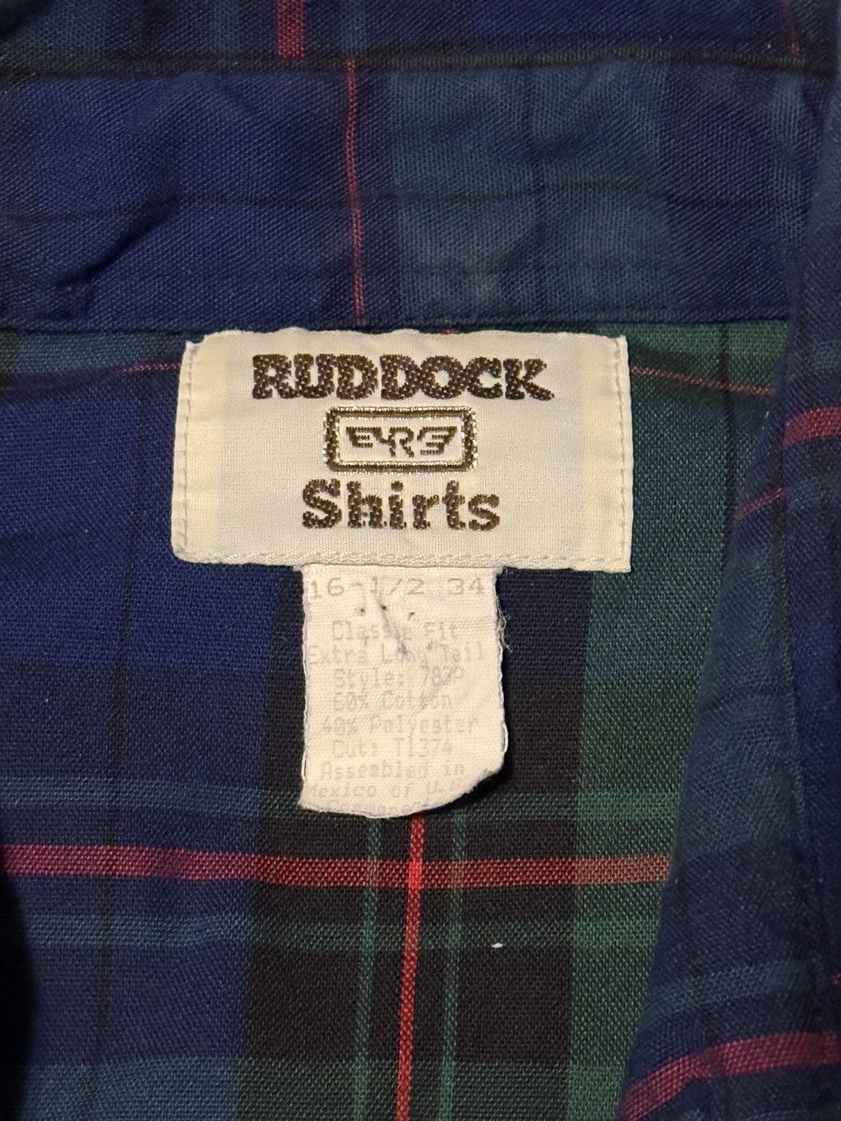 Vintage Vintage Ruddock Shirts Pearl Snap Button Flannel Mens XXL Size US XXL / EU 58 / 5 - 6 Thumbnail