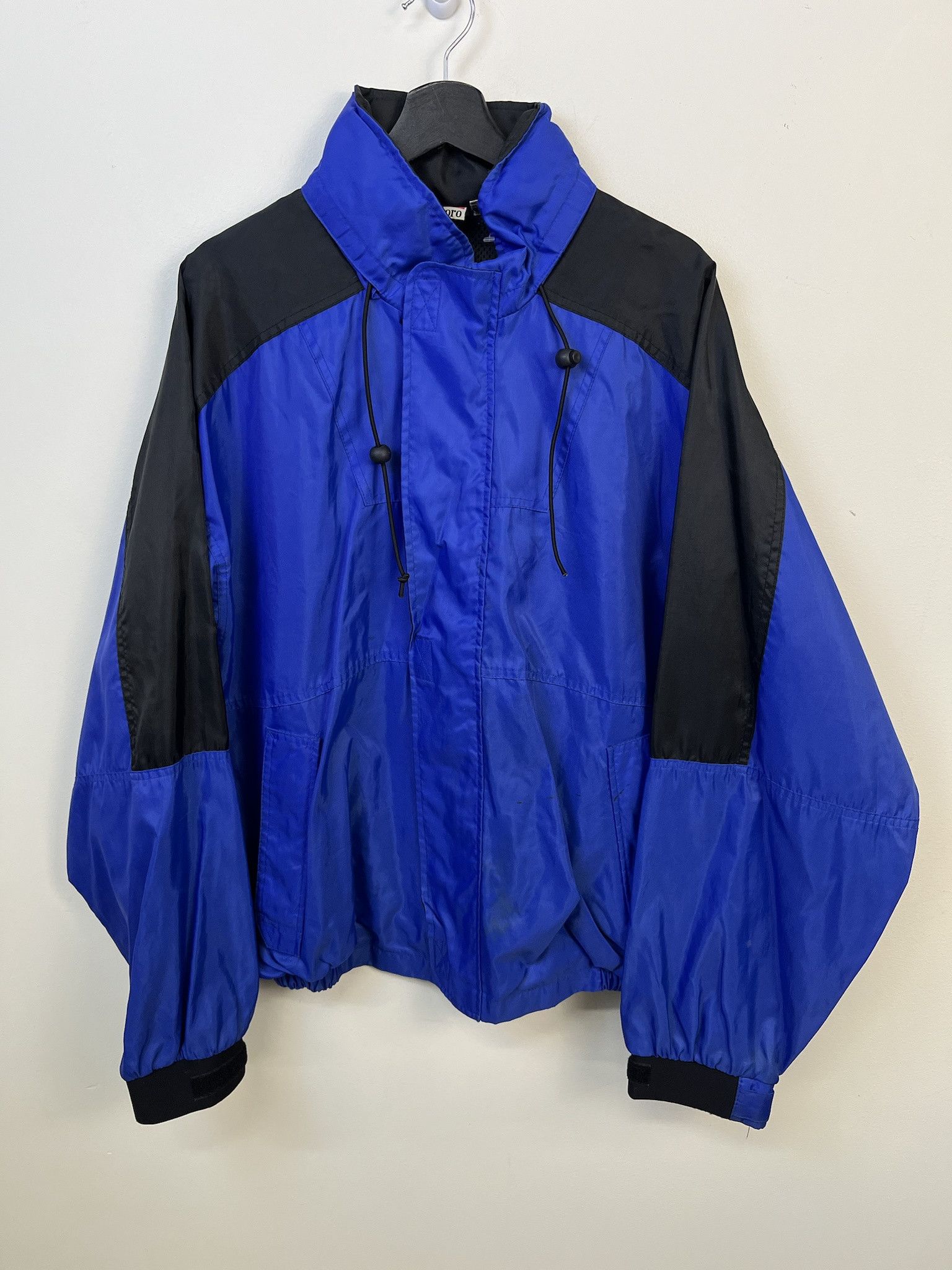 Marlboro × Vintage Vintage Jacket 1990s Marlboro Blue Black Zip Up Jacket Size L Size US L / EU 52-54 / 3 - 1 Thumbnail