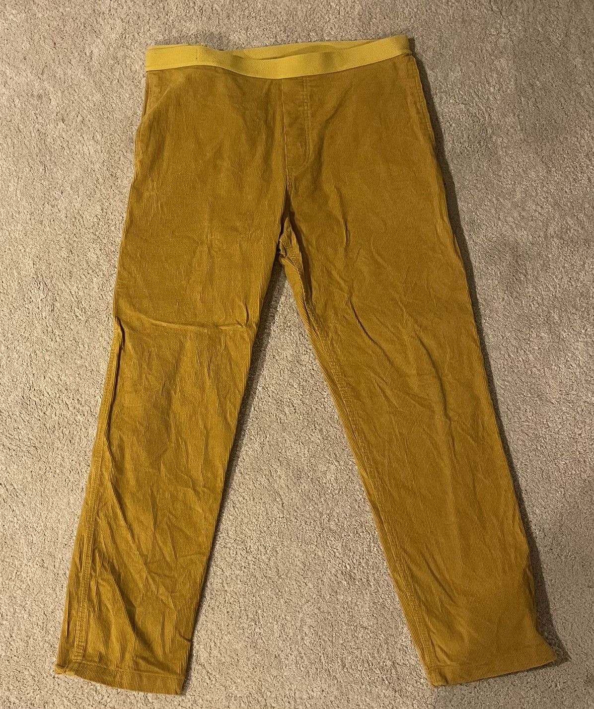 order storeonline Brain Dead corduroy carpenter pants yellow