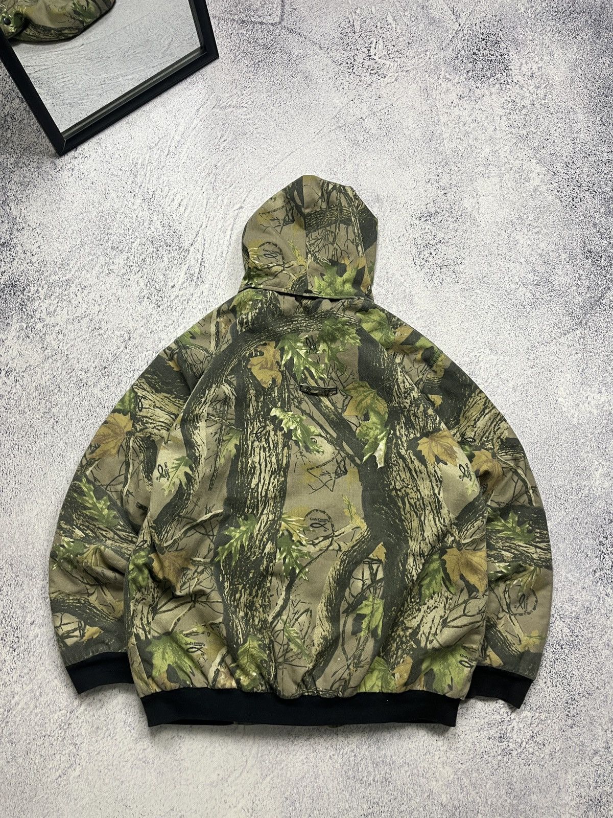 Realtree × Vintage Crazy Vintage Y2K Realtree Camo Hooded Jacket Carhartt Style Size US M / EU 48-50 / 2 - 14 Thumbnail