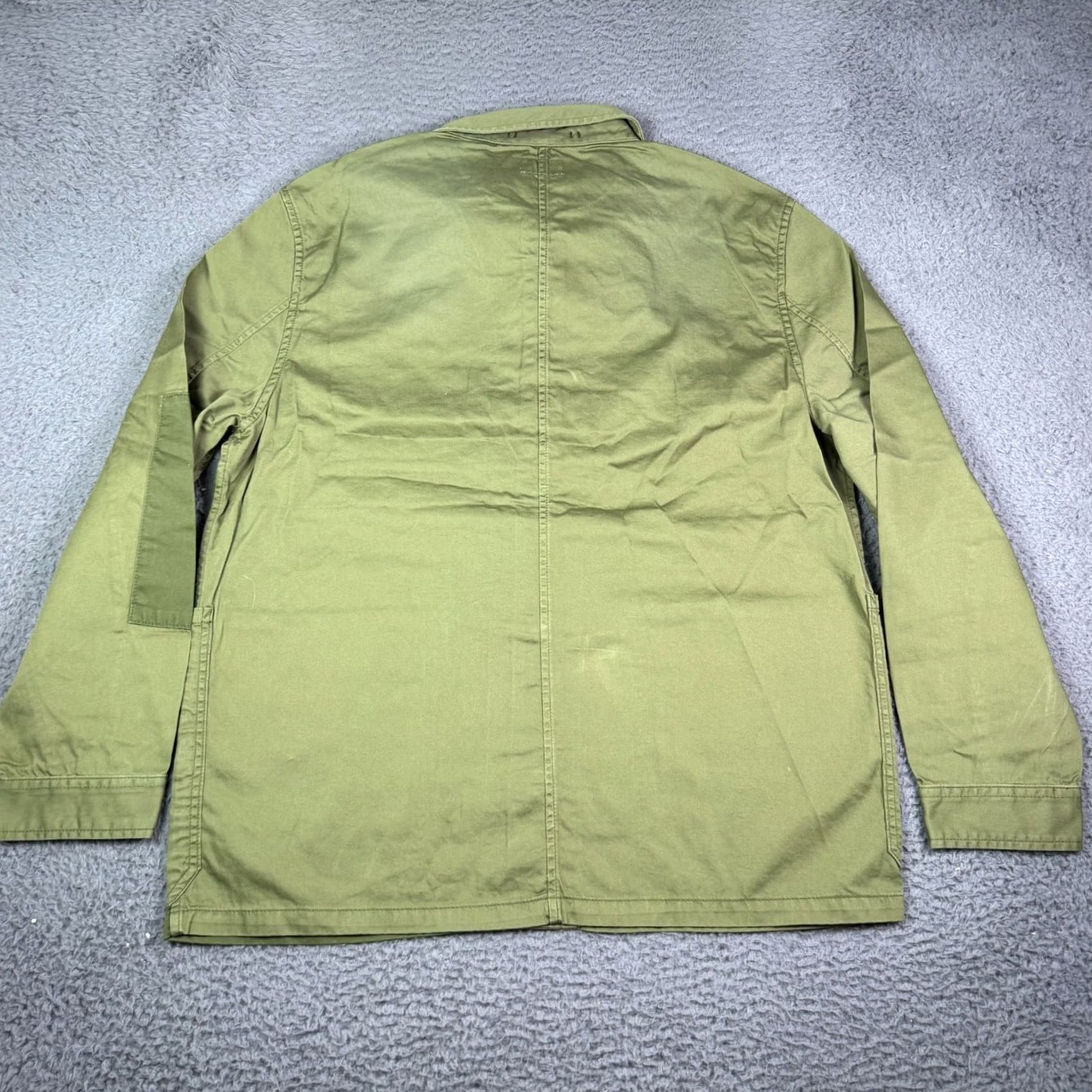 Todd Snyder Todd Snyder Patched French Chore Coat Mens L Green Military Shirt Jacket NEW Size US L / EU 52-54 / 3 - 7 Thumbnail
