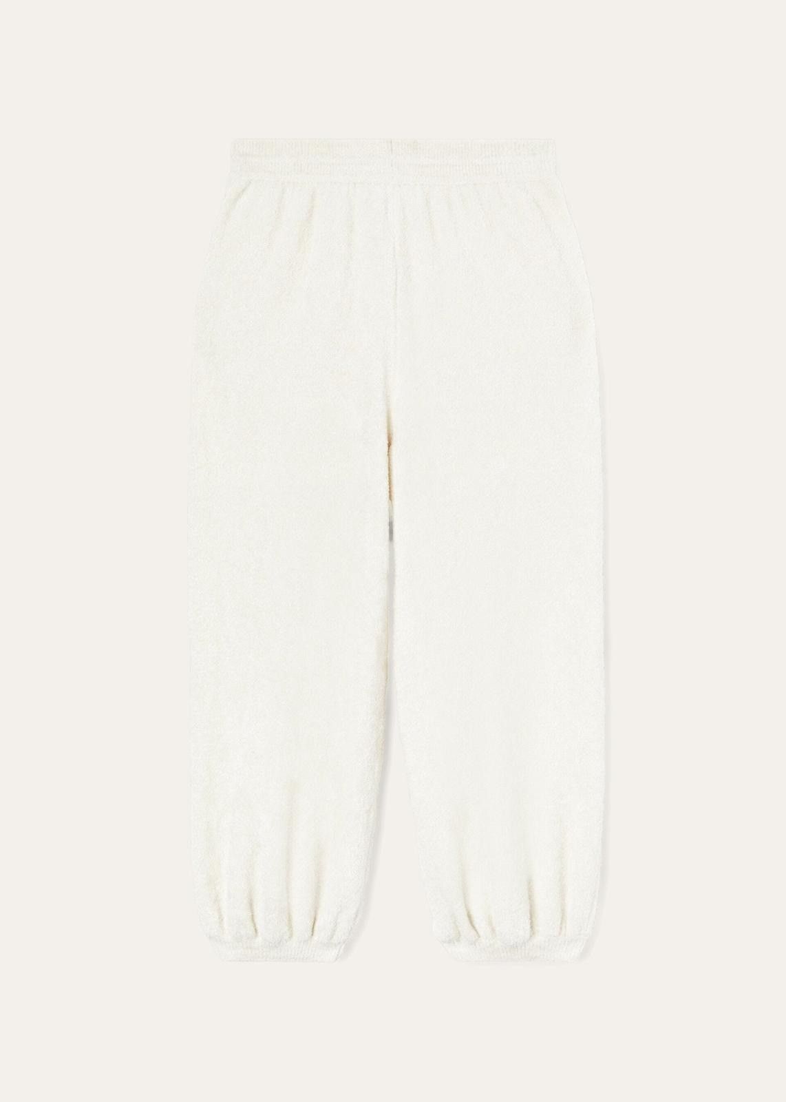 Loro Piana o1srvl11e1124 Cocooning Regular-Fit Trouser in White Size 30" / US 8 / IT 44 - 2 Thumbnail