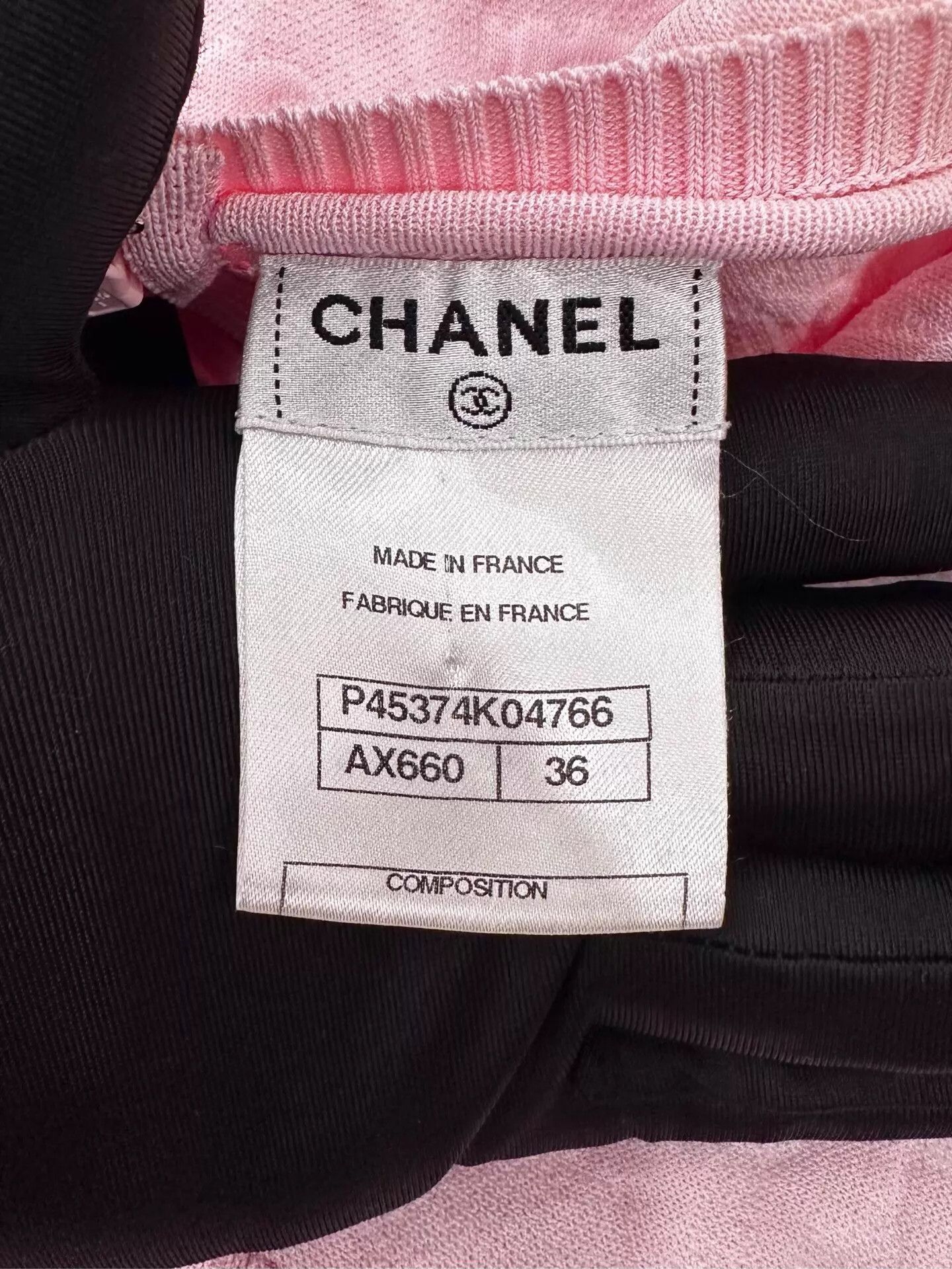 Chanel Chanel Pink Sleeveless Floral Embossed Logo Dress Women 36 Size XS / US 0-2 / IT 36-38 - 5 Thumbnail
