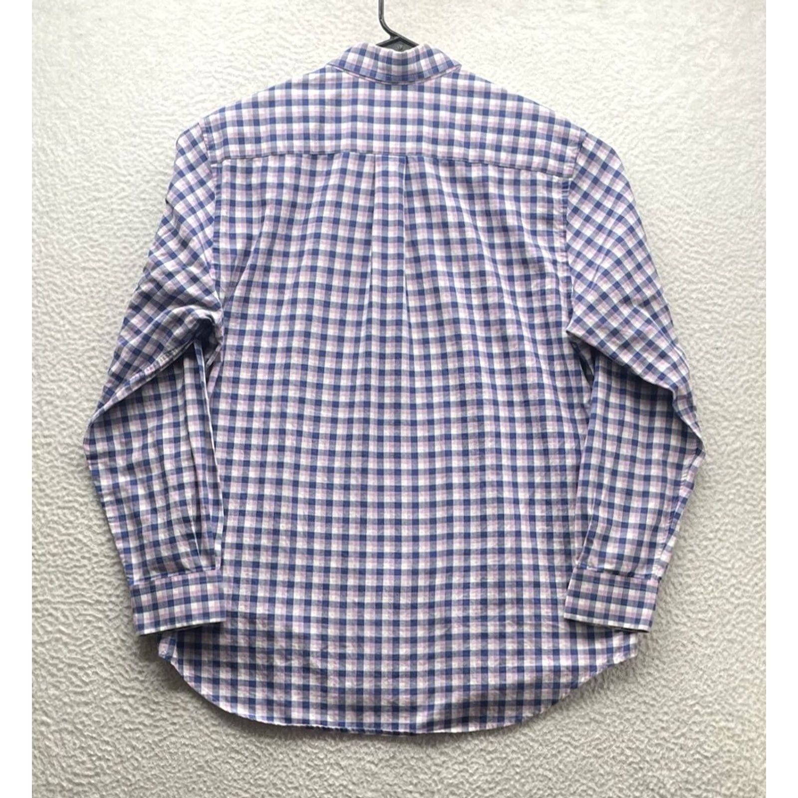 Vineyard Vines Vineyard Vines Murray Shirt Mens L Slim Fit Plaid Purple Blue Check - Button-Up, Long Sleeve, Preppy Pattern, Multicolor, Cotton, Regular, Classic Fit Size US L / EU 52-54 / 3 - 5 Thumbnail