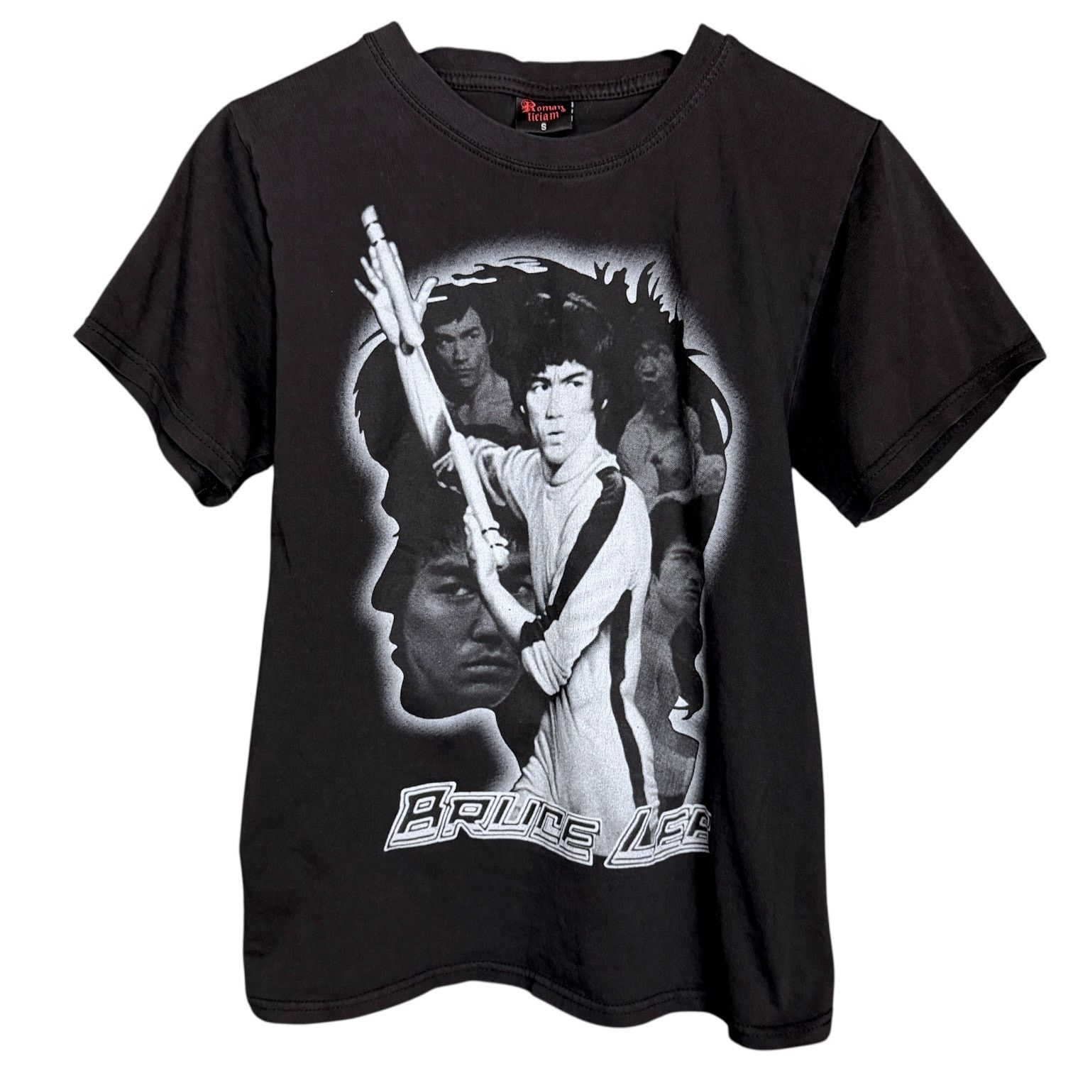 Other Vintage Bruce Lee Men's B&W Graphic T-Shirt Karate Martial S Size US S / EU 44-46 / 1 - 2 Thumbnail