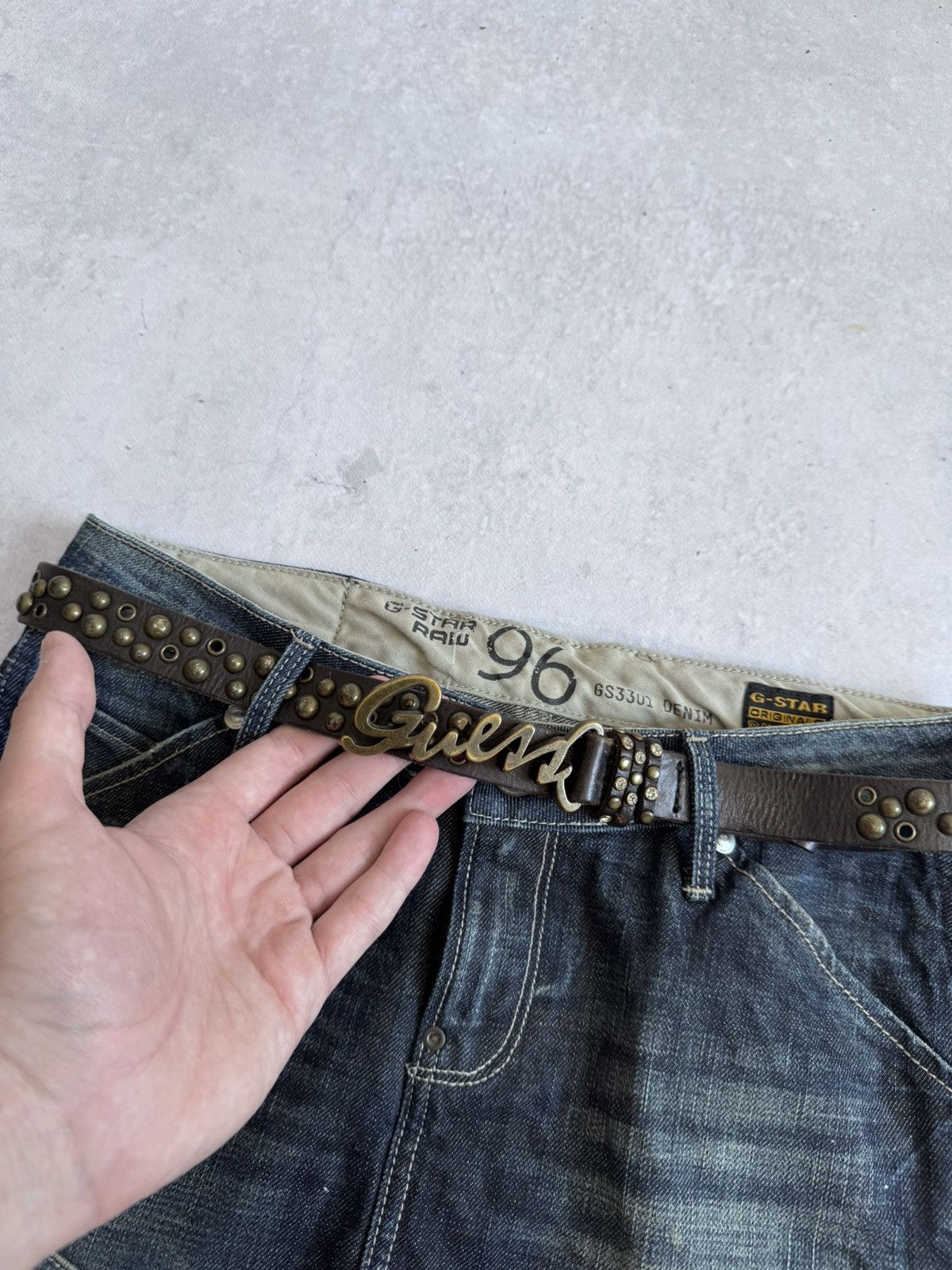 Guess Vintage Guess Y2K Mini Leather Women’s Metal Belts Archive Size ONE SIZE - 3 Thumbnail