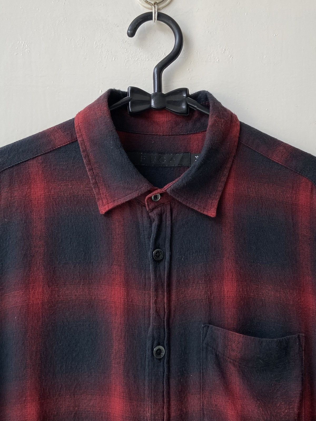 GOSTAR DE FUGA × If Six Was Nine × Japanese Brand FUGA Plaid Flanel Shirt Size US S / EU 44-46 / 1 - 4 Thumbnail