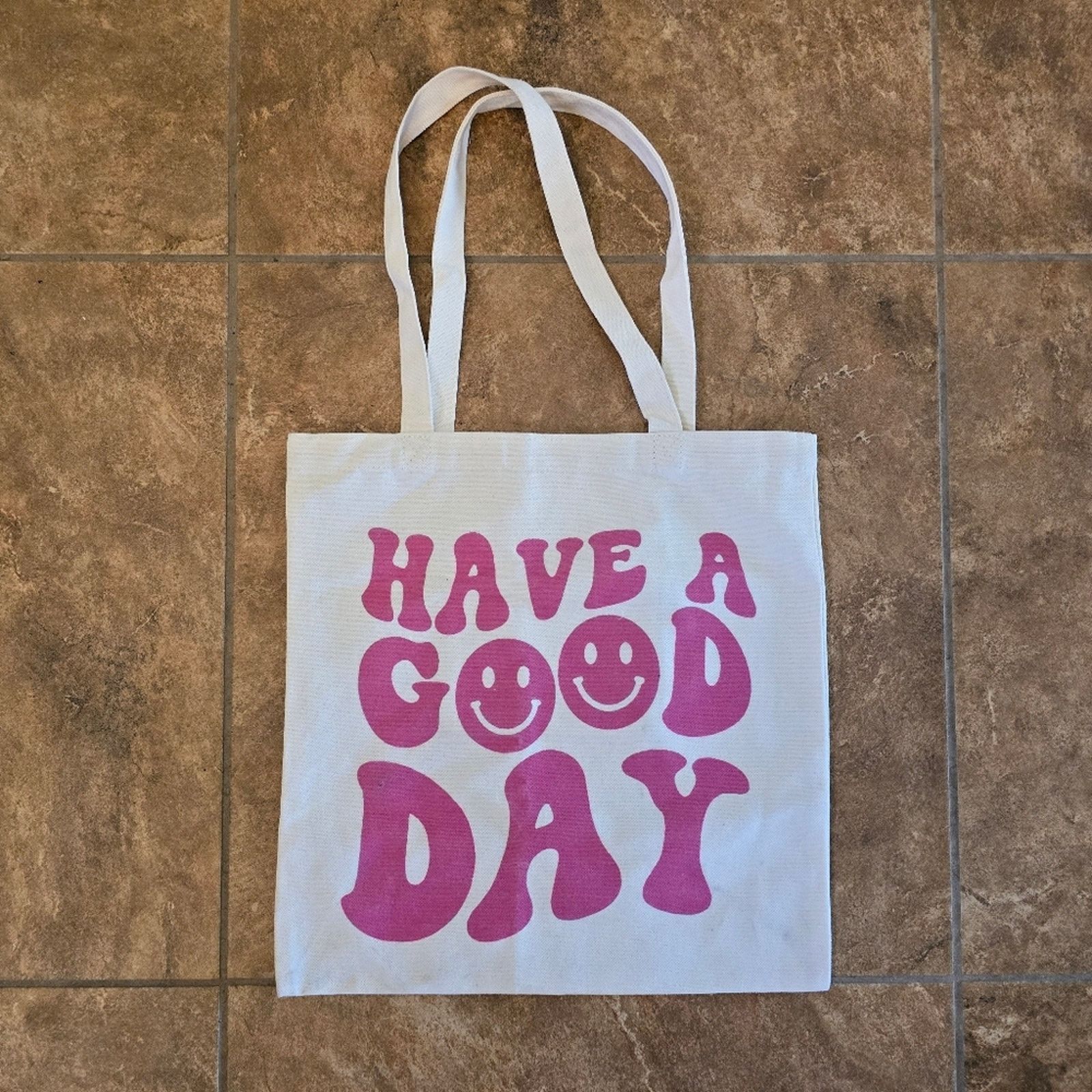 Other Beige Have A Good Day Tote Size ONE SIZE - 4 Thumbnail