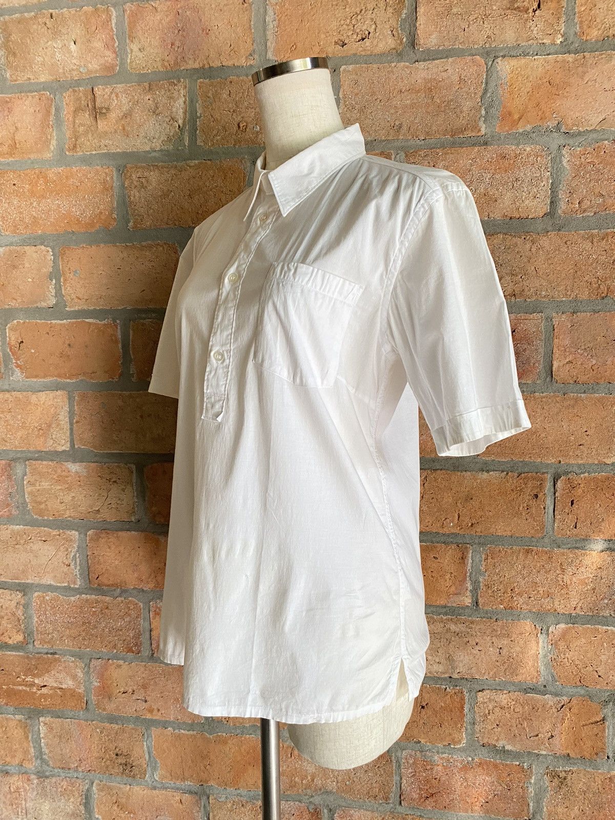 Zucca ZUCCA White Short-Sleeve Shirt Size US M / EU 48-50 / 2 - 17 Thumbnail
