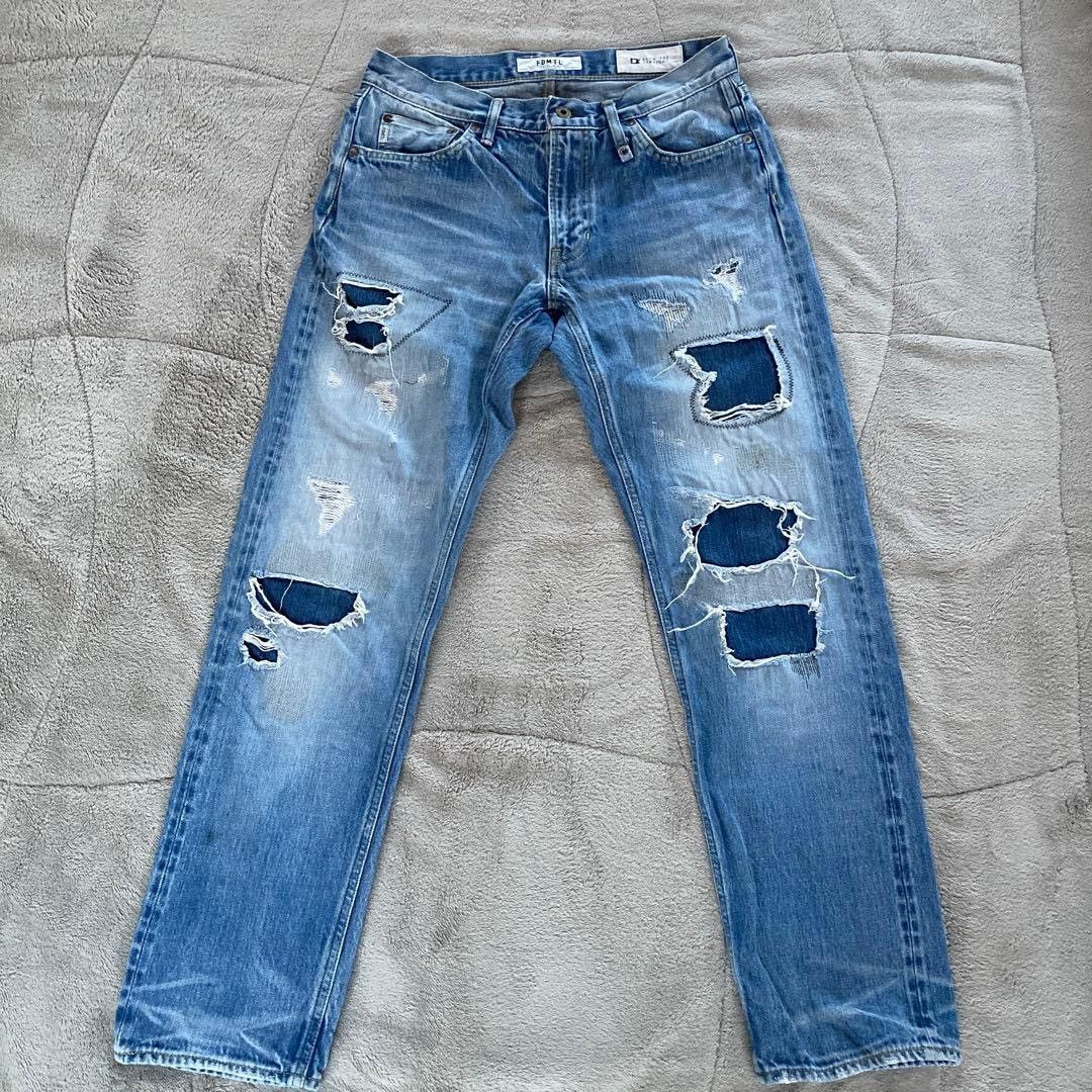 FDMTL Distressed Jeans Size US 30 / EU 46 - 1 Thumbnail