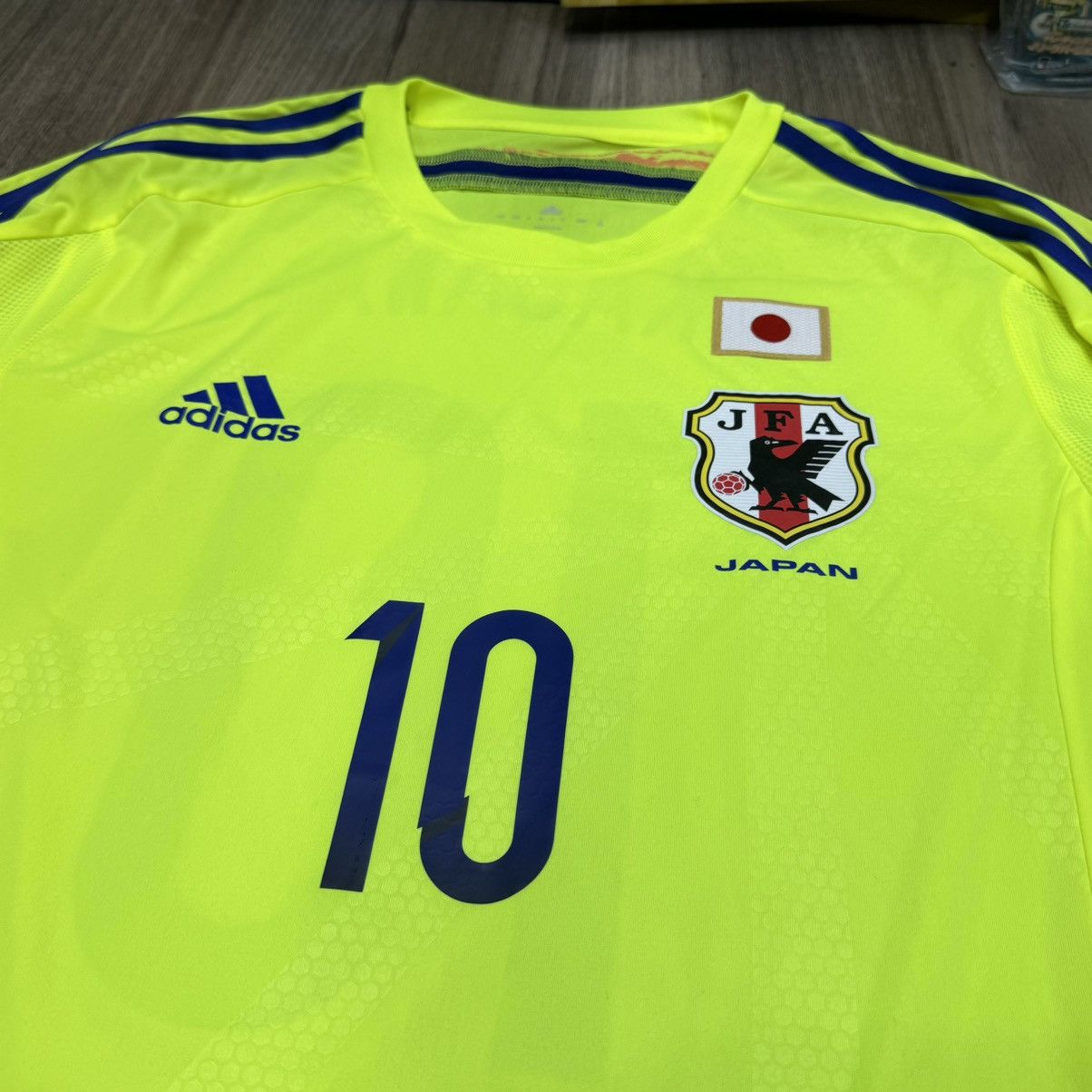 Adidas Japan 14/15 player issue away shirt #10 Kagawa Size US M / EU 48-50 / 2 - 3 Thumbnail