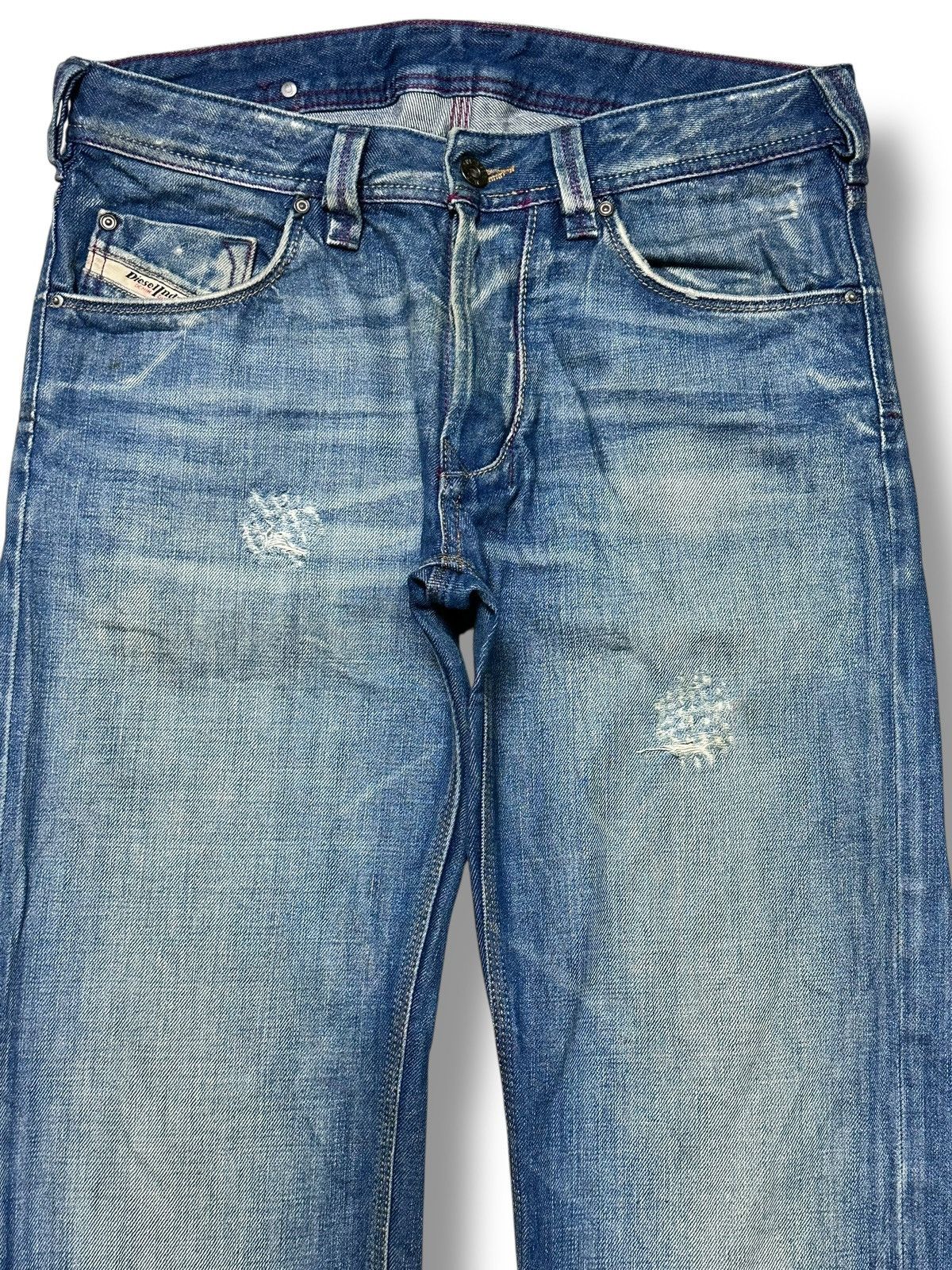 Diesel Diesel Vintage Distressed With Straight Loose and Faded Wash Size US 33 - 3 Thumbnail