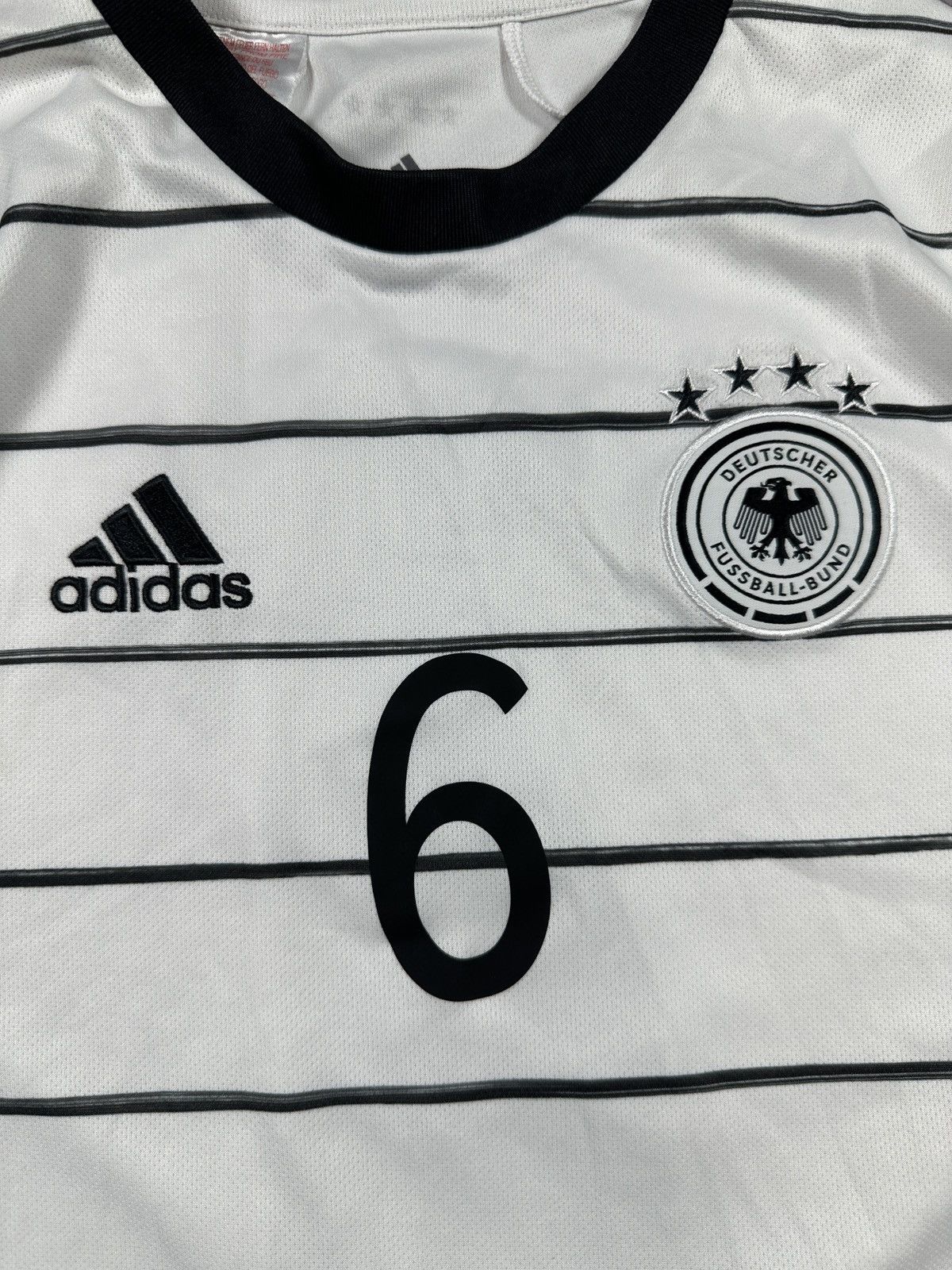 Adidas Adidas Germany 6 Kimmich Soccer Jersey Blokecore 19/20 XS Size US XS / EU 42 / 0 - 3 Thumbnail