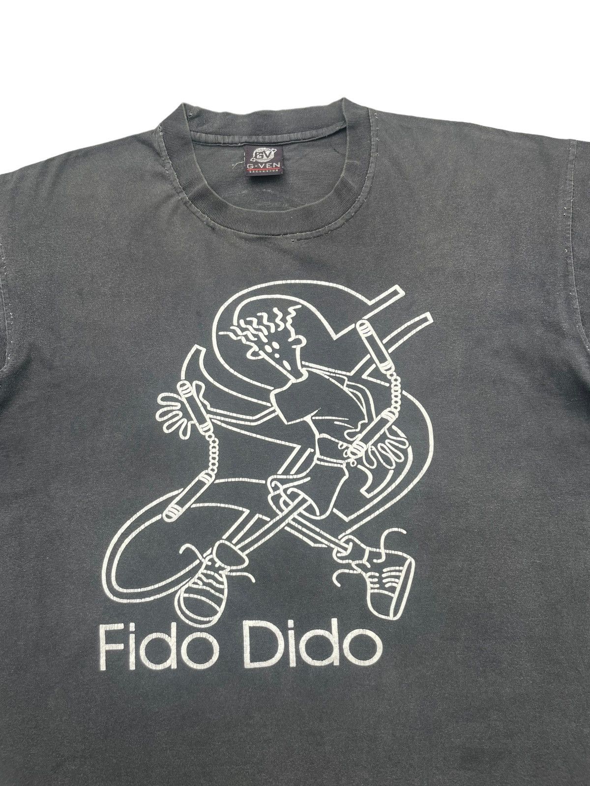 Vintage Vintage Fido Dido Double Sided Faded Distresed Size US L / EU 52-54 / 3 - 3 Thumbnail