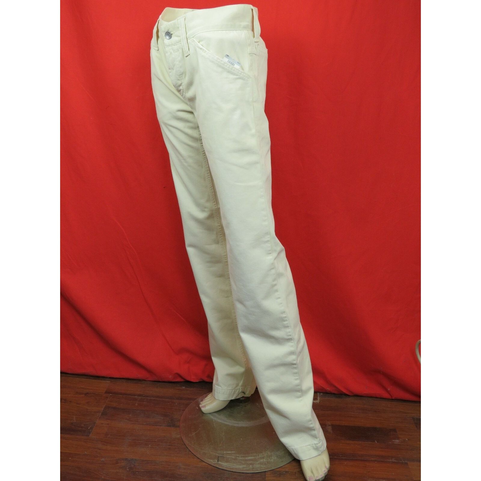 Dolce & Gabbana DOLCE GABBANA STRAIGHT LEG BEIGE COTTON PANTS JEANS S ITALY Size 30" / US 8 / IT 44 - 12 Thumbnail