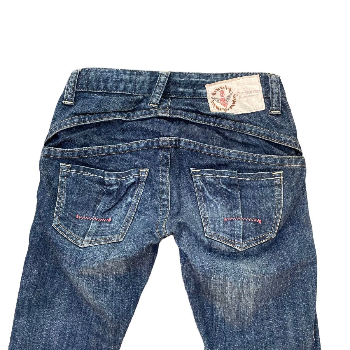 Beauty Beast × Hysteric Glamour × Japanese Brand 🇯🇵 ANTGAUGE SP PLATINUM SKINNY DENIM PANTS Size 28" / US 6 / IT 42 - 6 Thumbnail