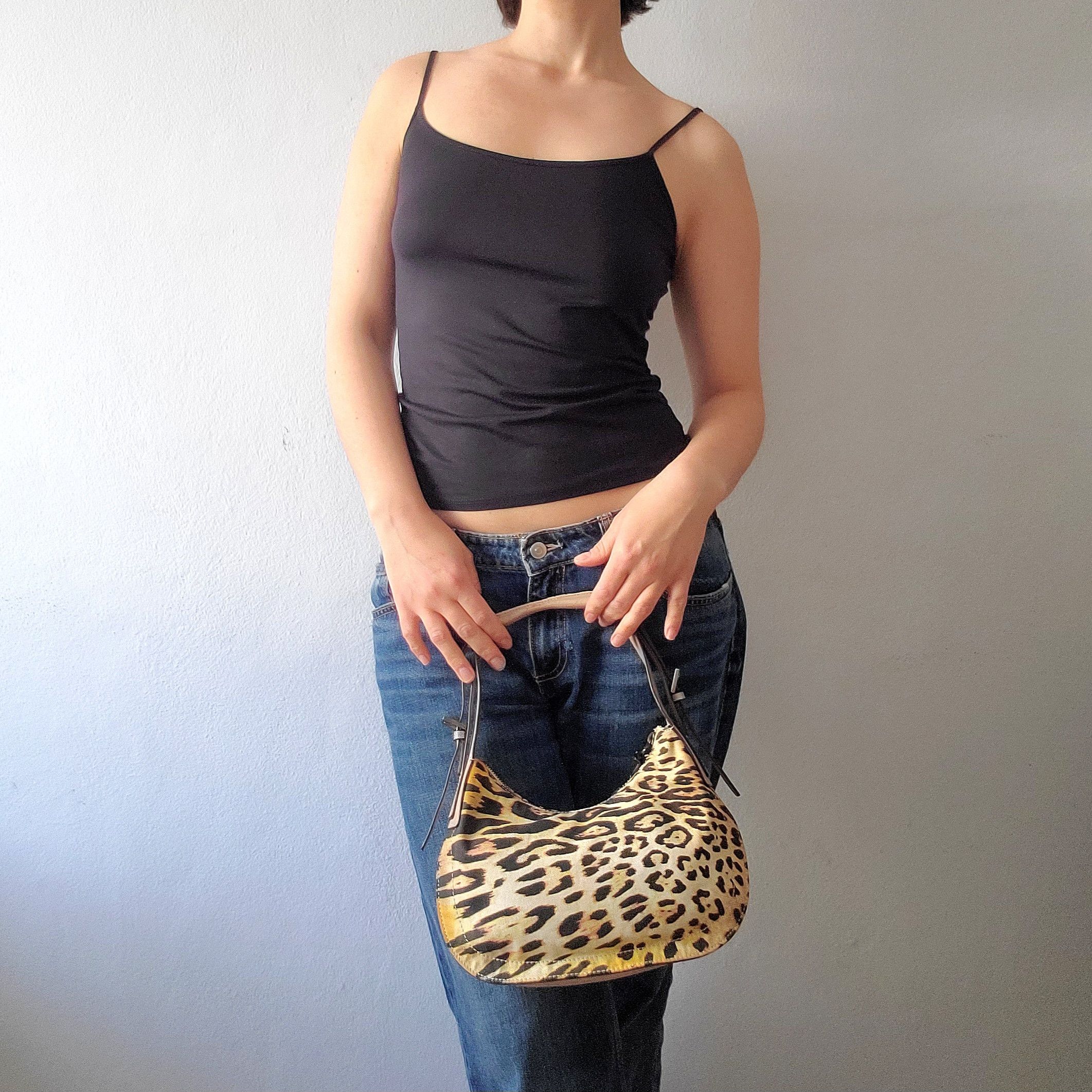 Roberto Cavalli Roberto Cavalli vintage y2k studded leopard shoulder handbag Size ONE SIZE - 12 Thumbnail