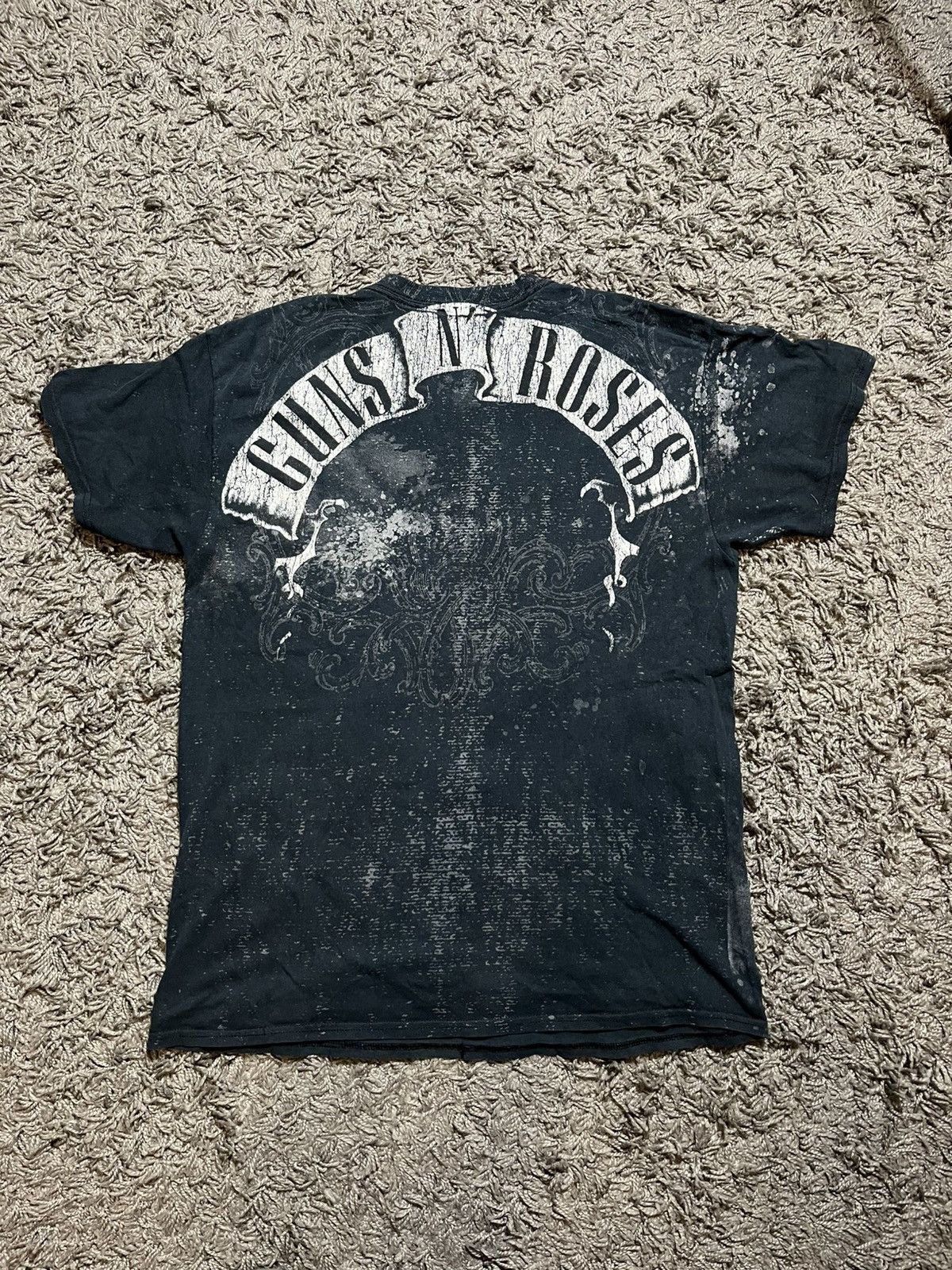Band Tees GUNS N ROSES VINTAGE 2000s BAND COTTON OVERPRINTED T-SHIRT Size US M / EU 48-50 / 2 - 5 Thumbnail