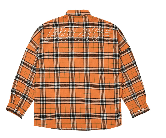 Palace Palace Lumber Yak Shirt Peach Size Large | Grailed