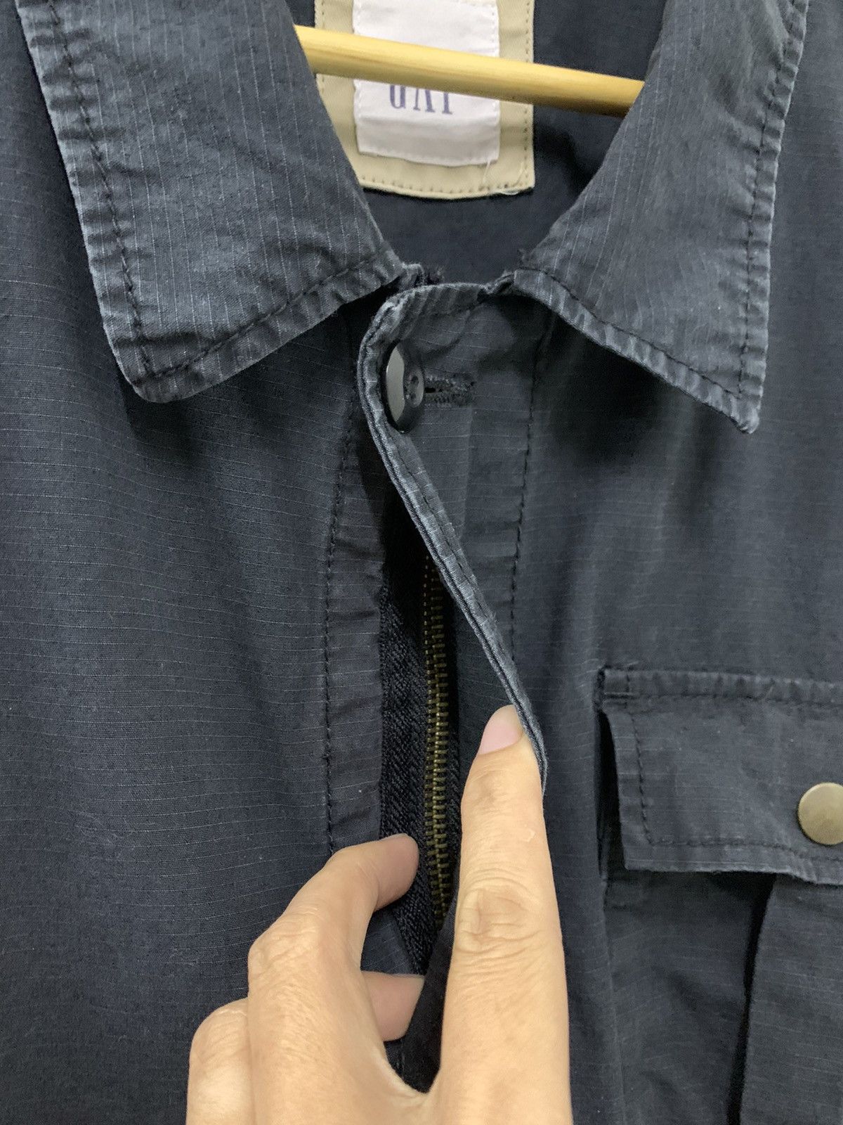 Gap GAP Parka Ripstop Sun Faded Military Shirt Moonless Night Size US XXL / EU 58 / 5 - 6 Thumbnail