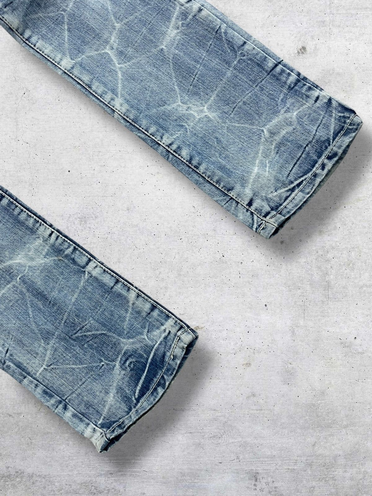 Hysteric Glamour VINTAGE JAPAN SKULL RIPPED DISTRESS PUNK CHUXXX 90S DENIM Size US 28 / EU 44 - 3 Thumbnail