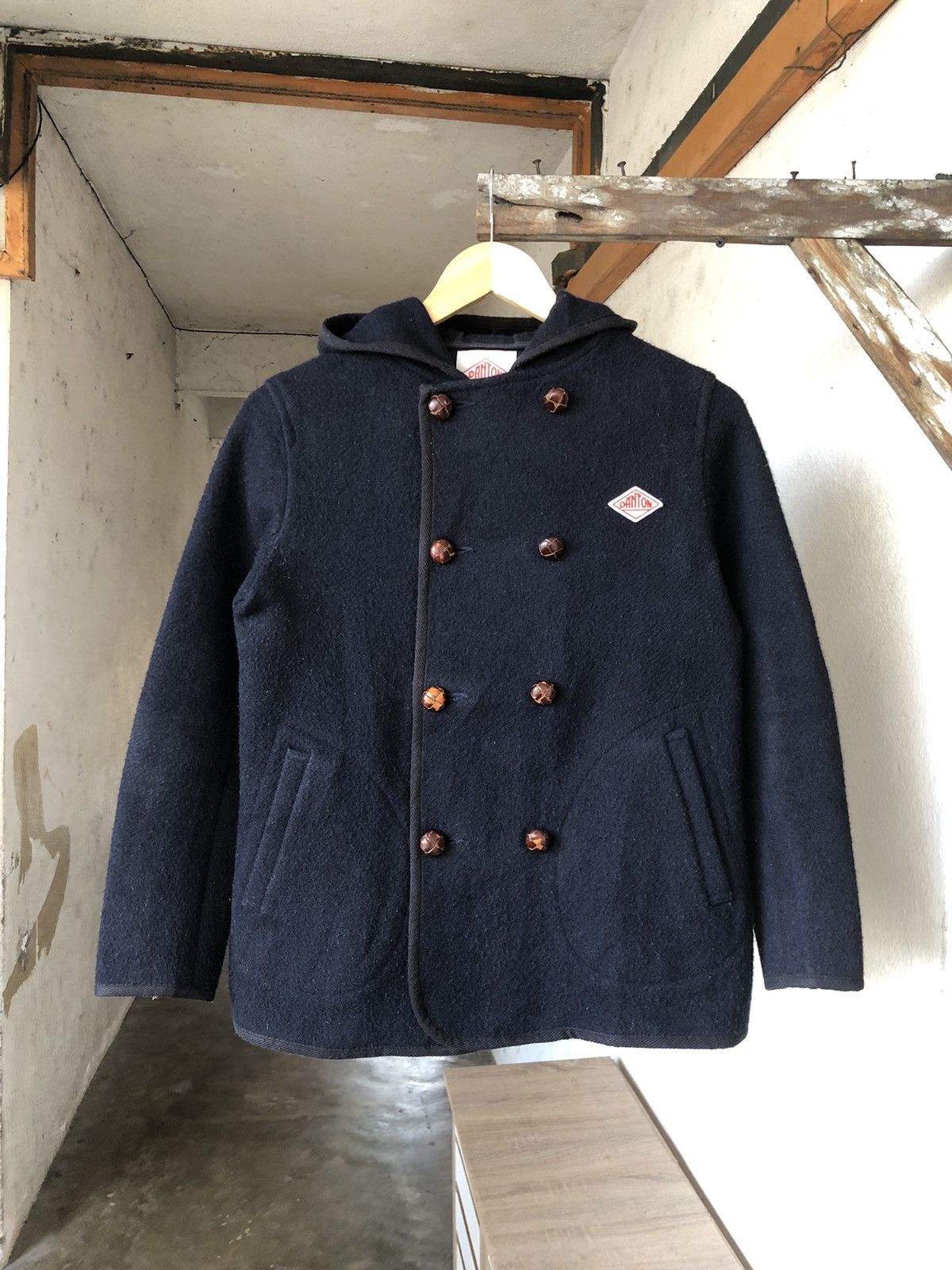 Danton Vintage Danton Wool Jacket Wt Hoodie Size XXS / US 00 / IT 34 - 4 Thumbnail