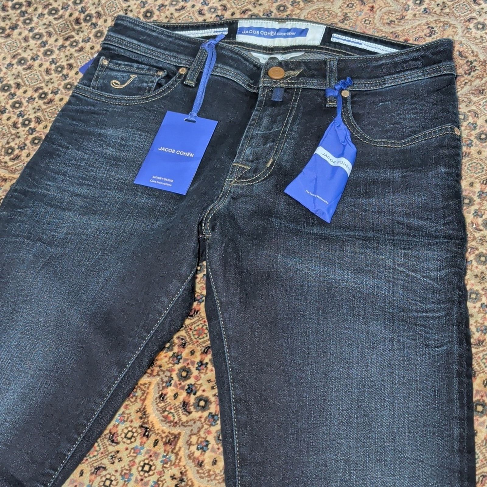 Jacob Cohen Jacob Cohen Indigo Slim Men's Jeans Size 32 Size US 32 / EU 48 - 5 Thumbnail